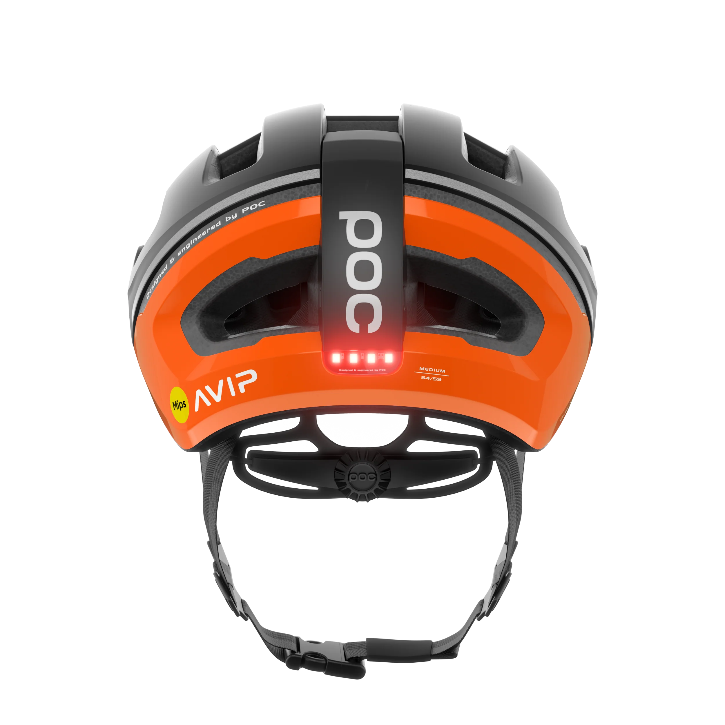 Casque Route POC OMNE BEACON MIPS Noir/Orange Fluorescent AVIP - Image 4