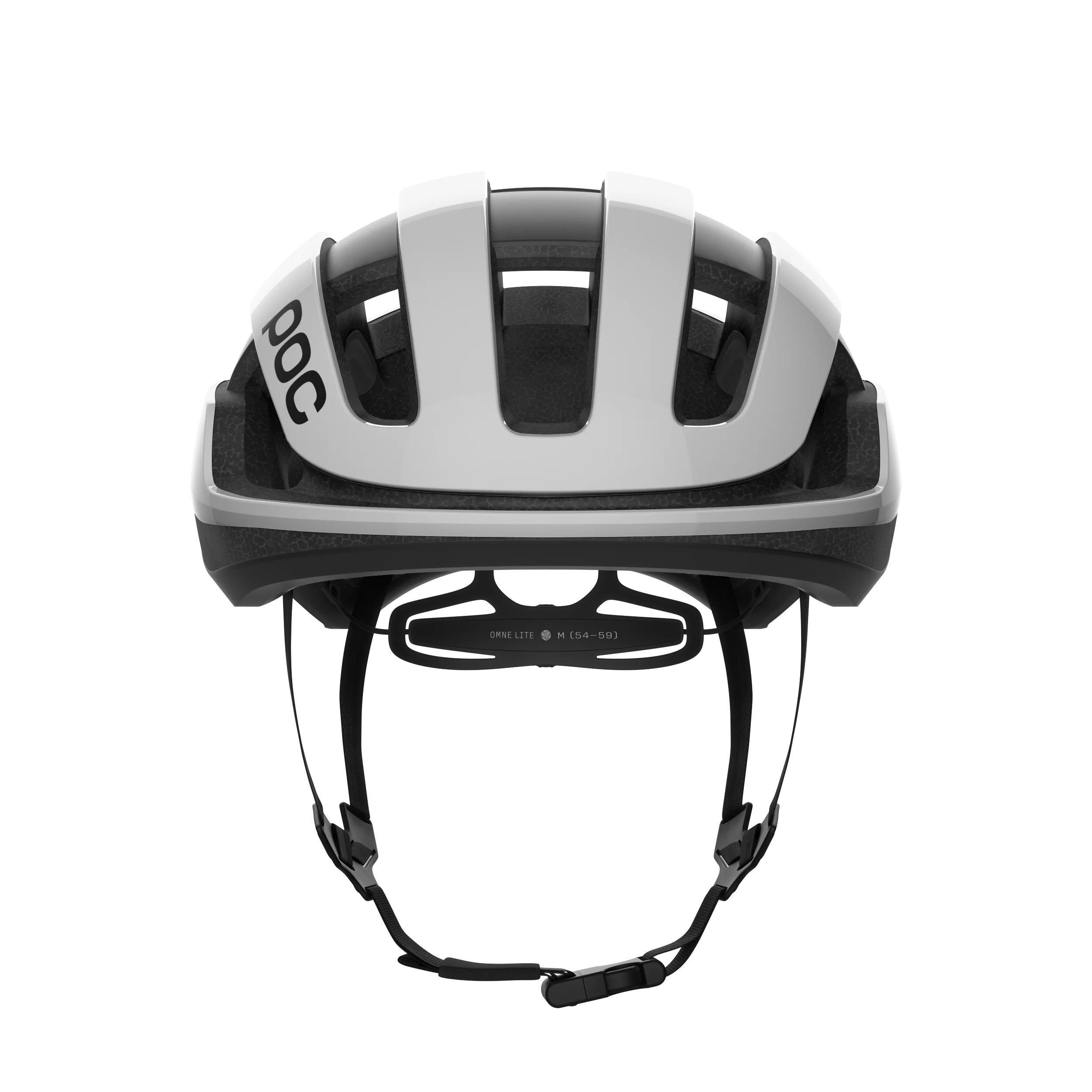 Casque Route POC OMNE LITE Blanc/Noir Matt - Image 2