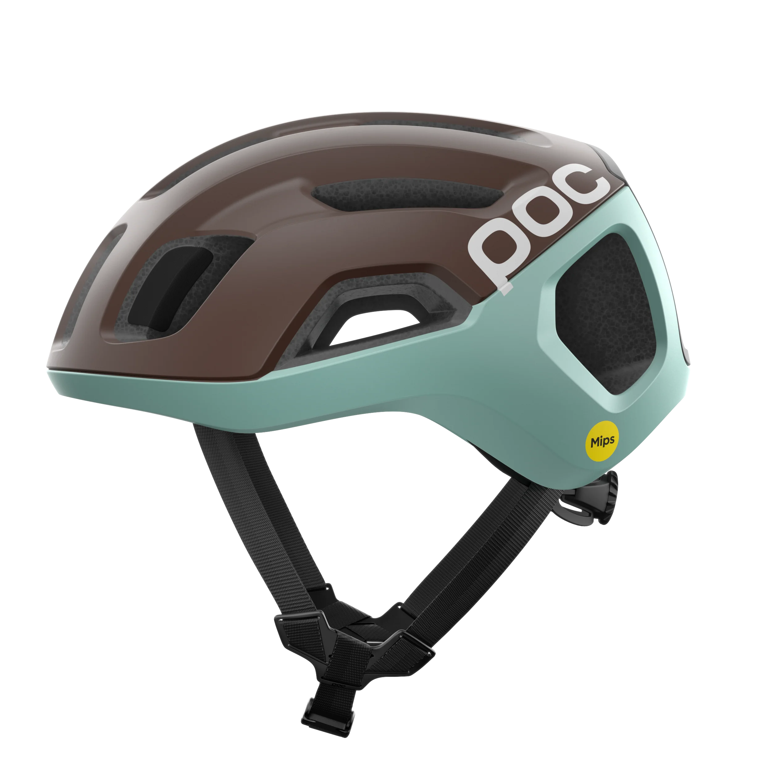 Casque Route POC VENTRAL AIR MIPS Marron/Bleu Matt
