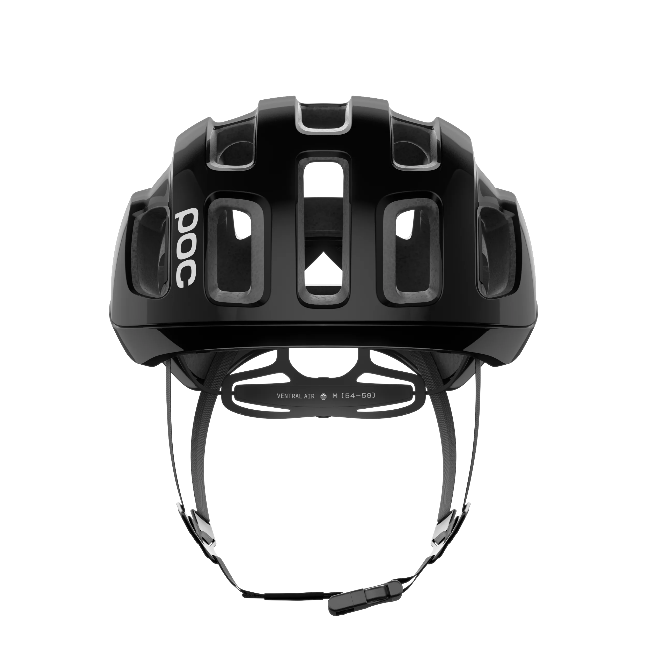 Casque Route POC VENTRAL AIR MIPS Logo Noir/Blanc Matt - Image 2