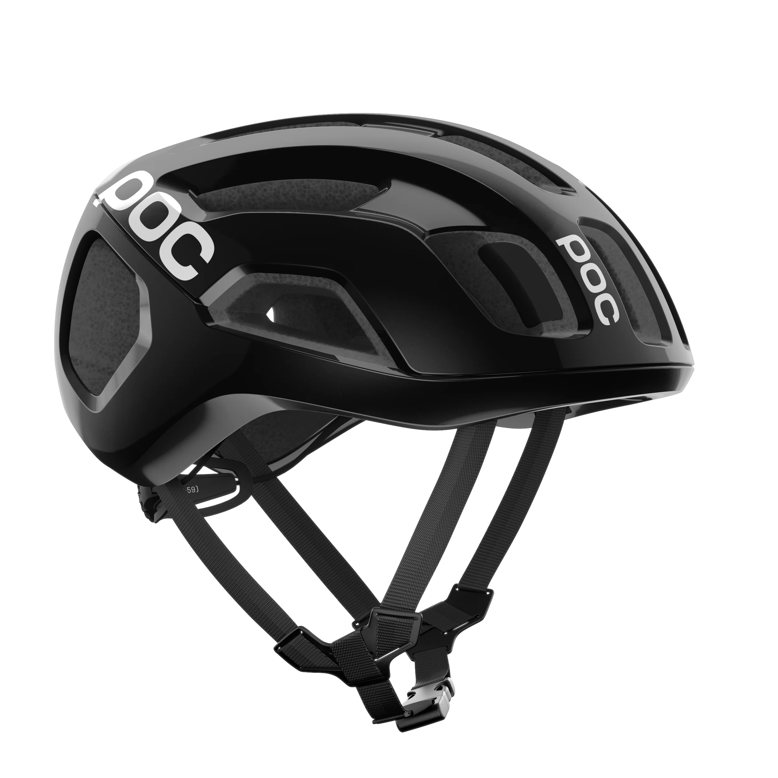 Casque Route POC VENTRAL AIR MIPS Logo Noir/Blanc Matt - Image 3