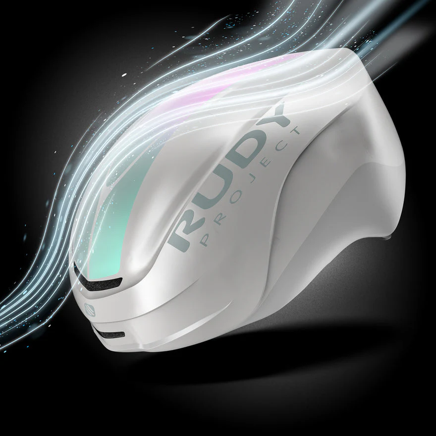 Casque Route RUDY PROJECT NYTRON PRO Blanc Iridescent Matt - Image 6