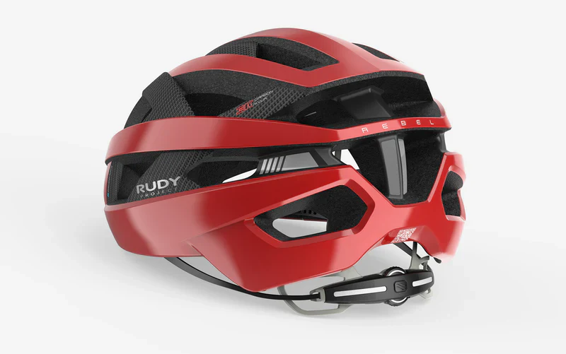 Casque Route RUDY PROJECT REBEL CARBON Rouge - Image 4