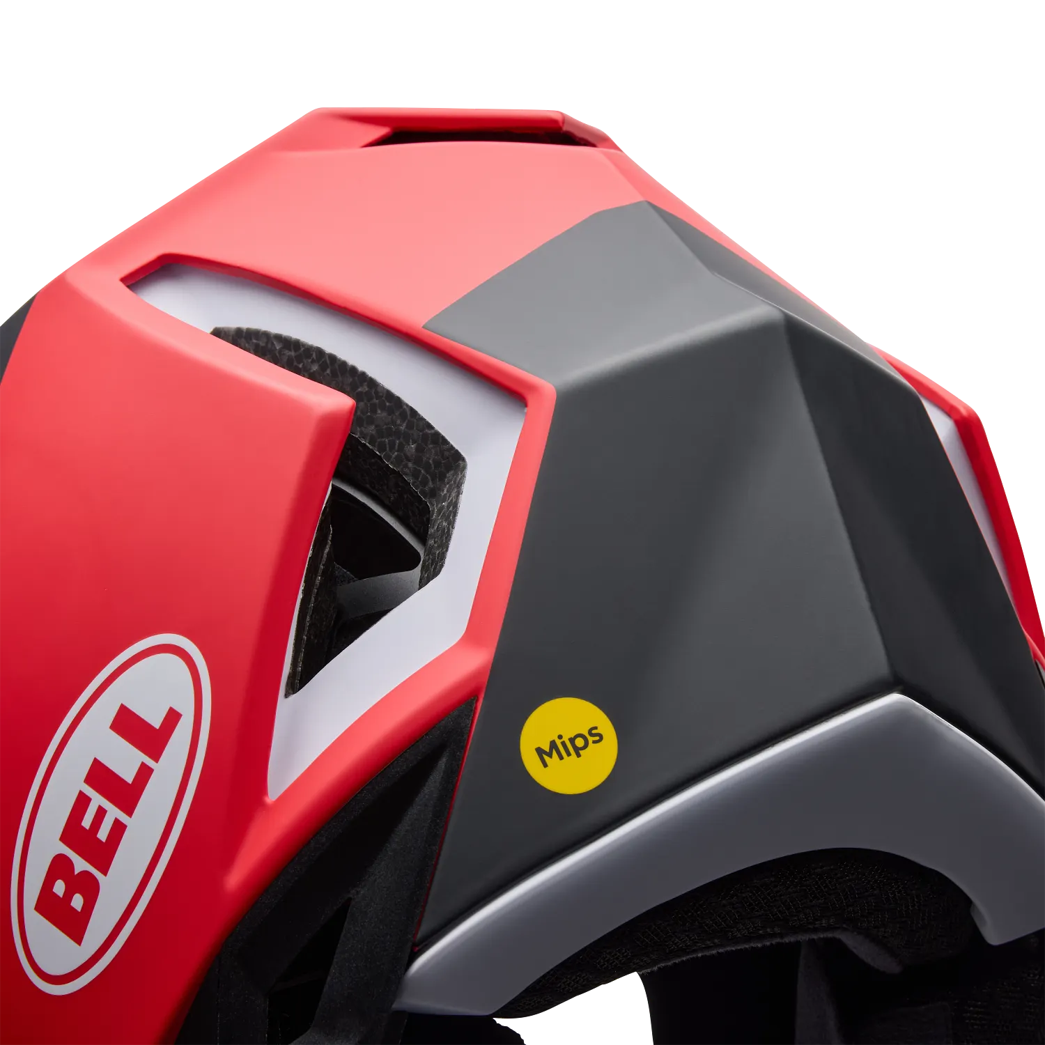 Casque VTT BELL FULL-10 MIPS LEVEL SET Blanc/Rouge - Image 8