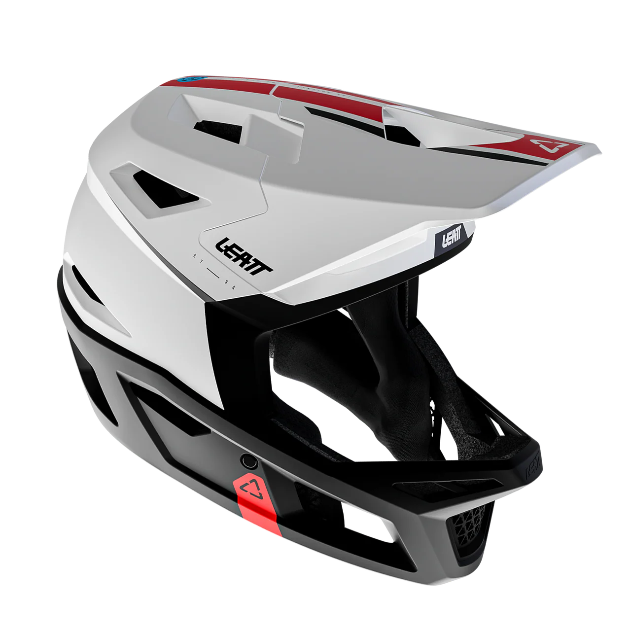 Casque VTT LEATT MTB GRAVITY 4.0 Noir/Blanc - Image 2