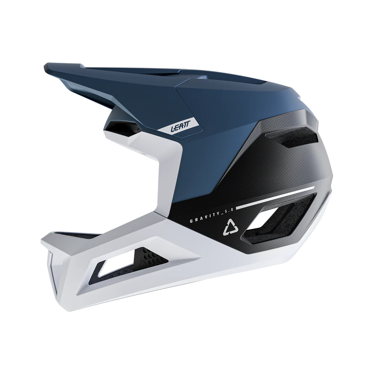 Casque VTT LEATT MTB GRAVITY 5.0 Bleu/Blanc