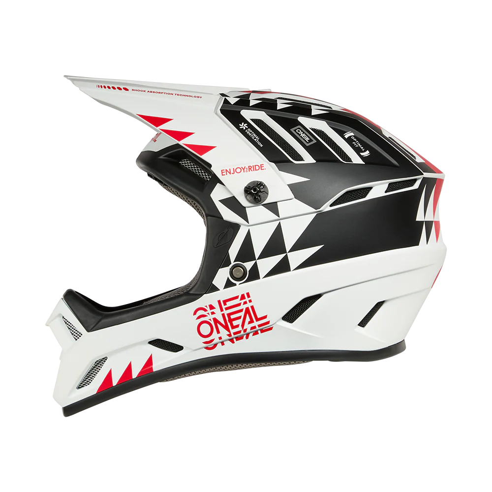 Casque VTT O'NEAL BACKFLIP KNOX Blanc/Noir - Image 3