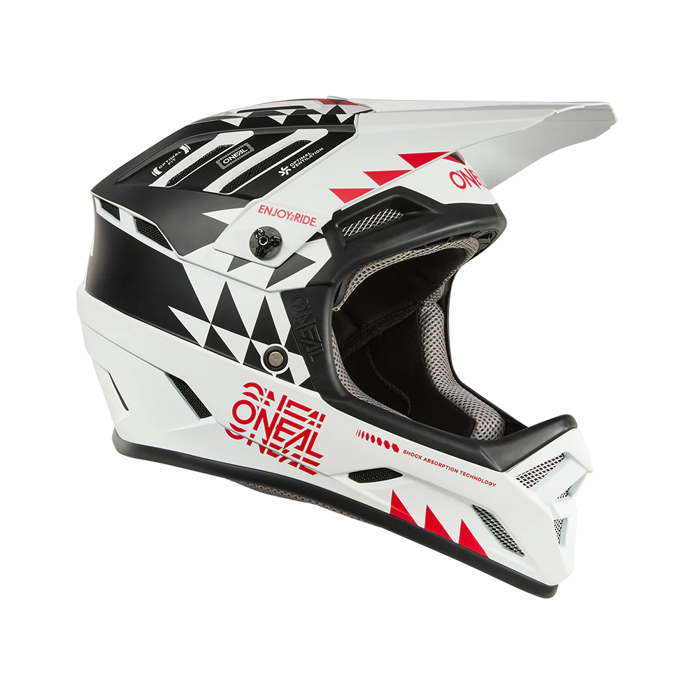 Casque VTT O'NEAL BACKFLIP KNOX Blanc/Noir - Image 4