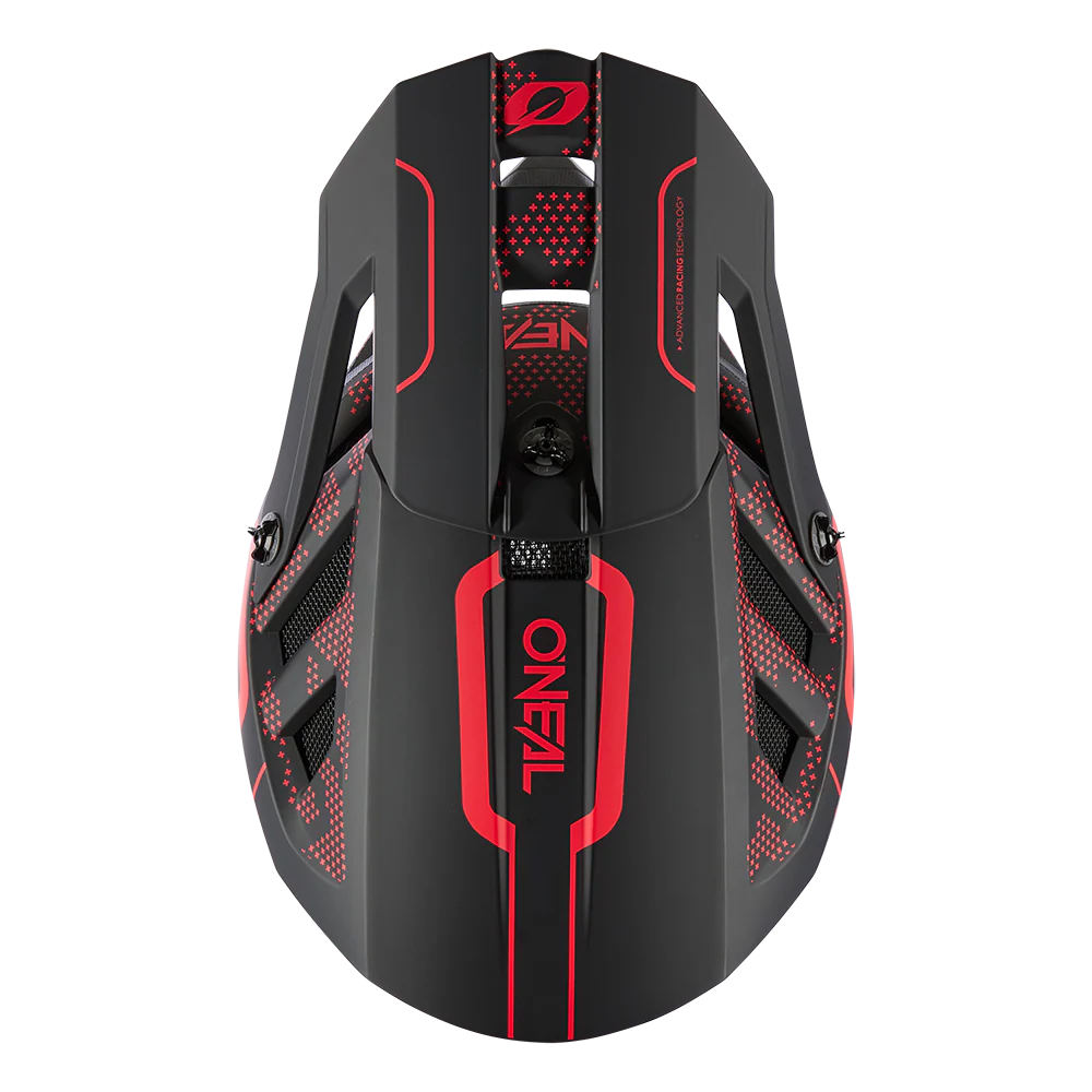 Casque VTT O'NEAL BLADE POLYACRYLITE STRIKE Noir/Rouge - Image 8