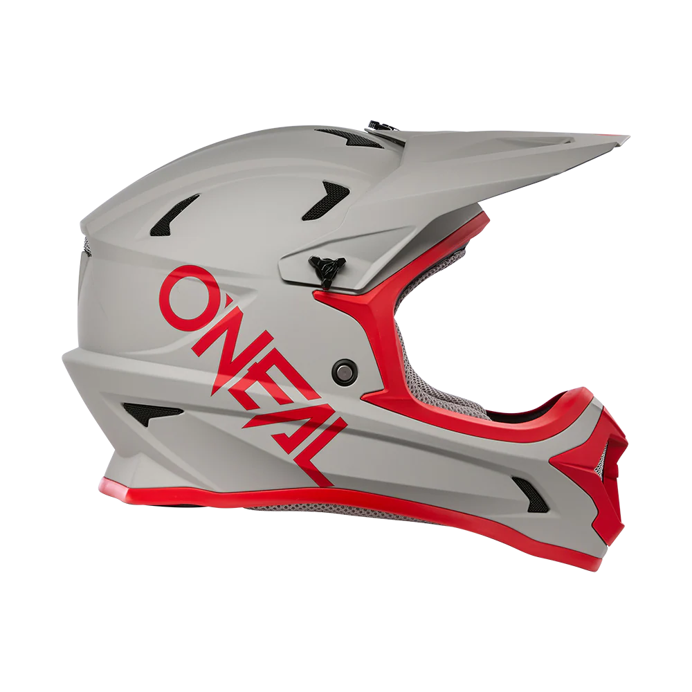 Casque VTT O'NEAL SONUS SOLID Gris/Rouge - Image 4