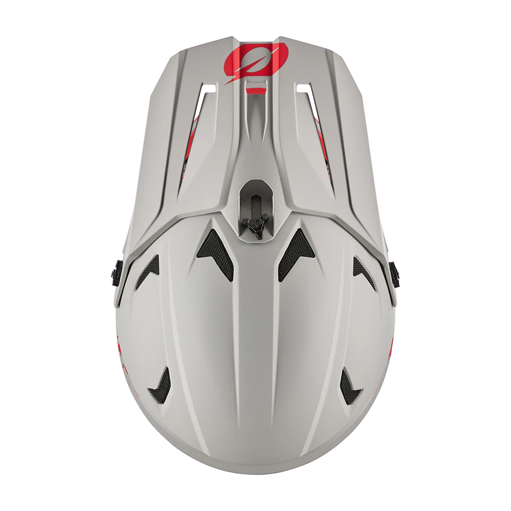 Casque VTT O'NEAL SONUS SOLID Gris/Rouge - Image 7