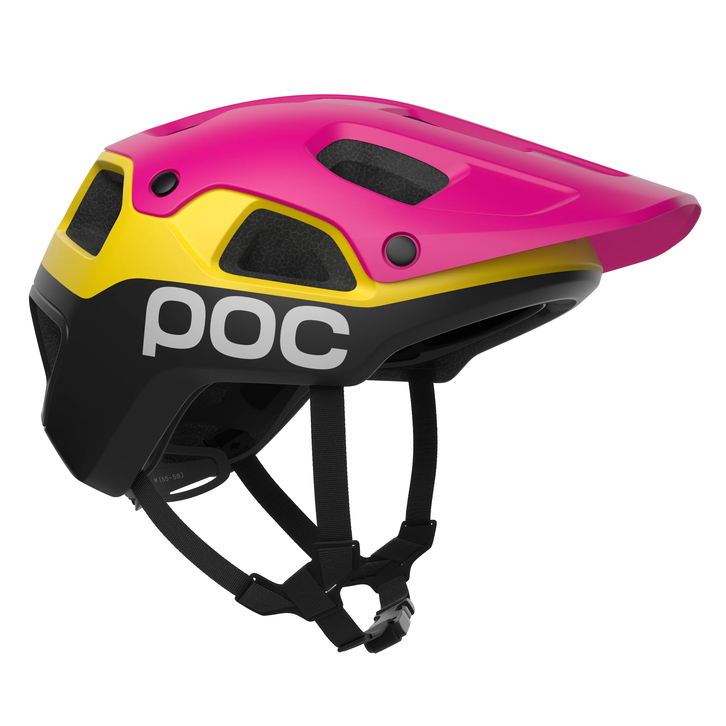 Casque VTT POC CULARIS PURE Rose/Jaune/Noir - Image 3