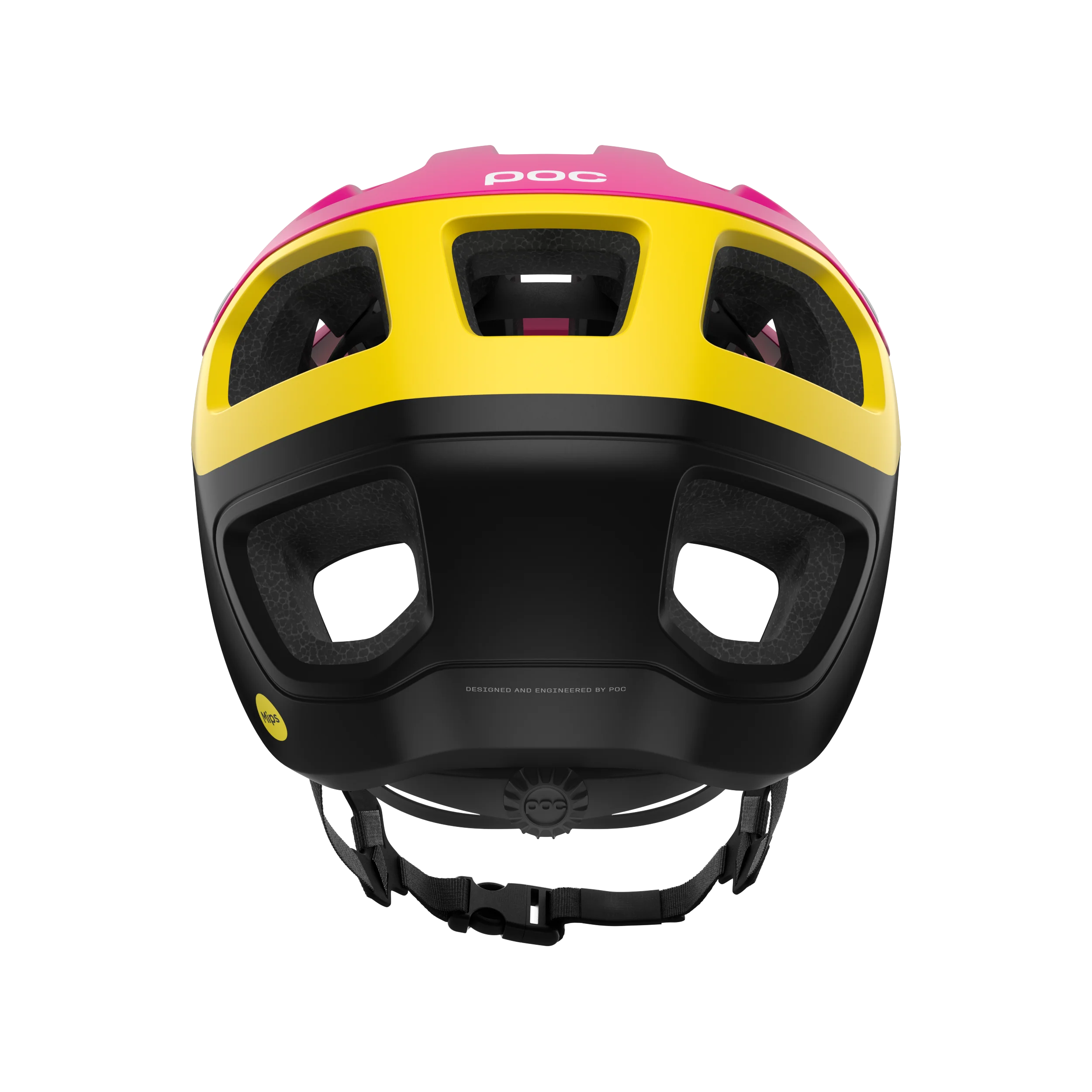 Casque VTT POC CULARIS PURE Rose/Jaune/Noir - Image 4