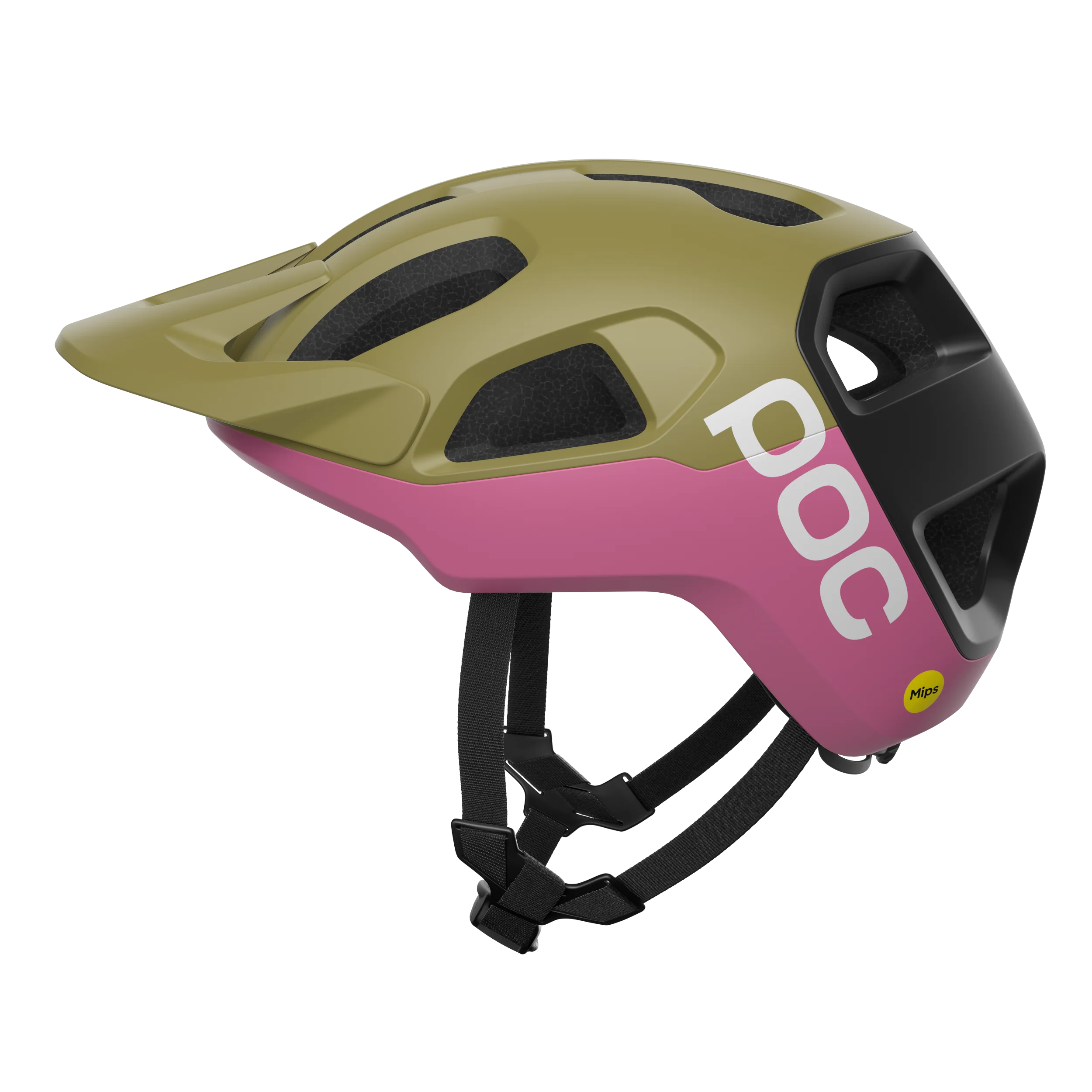 Casque VTT POC CULARIS Vert/Rose Matt