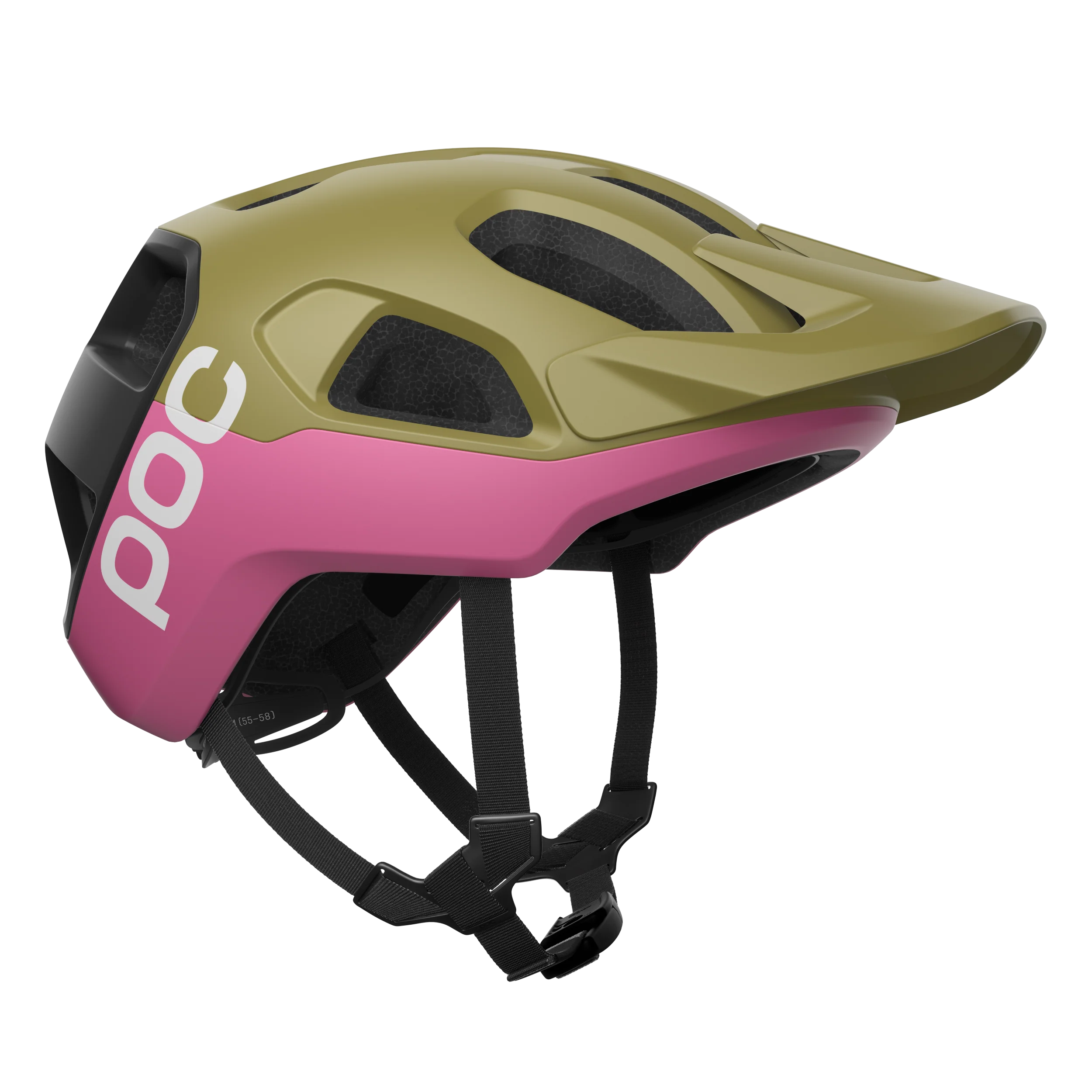 Casque VTT POC CULARIS Vert/Rose Matt - Image 3