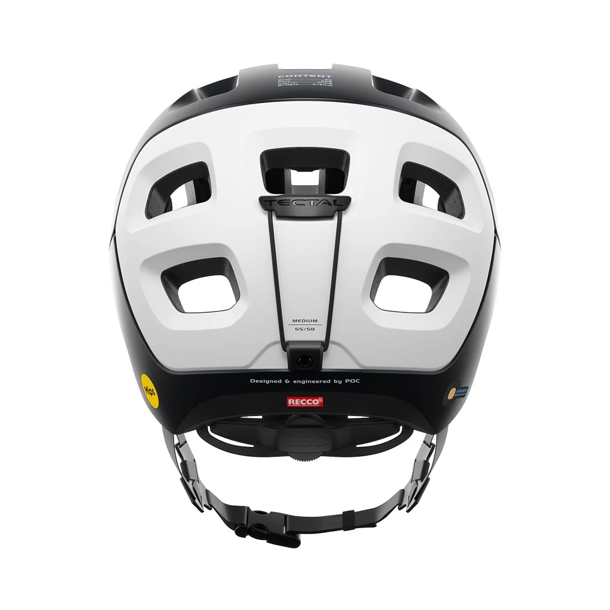 Casque VTT POC TECTAL RACE MIPS Noir/Blanc - Image 4