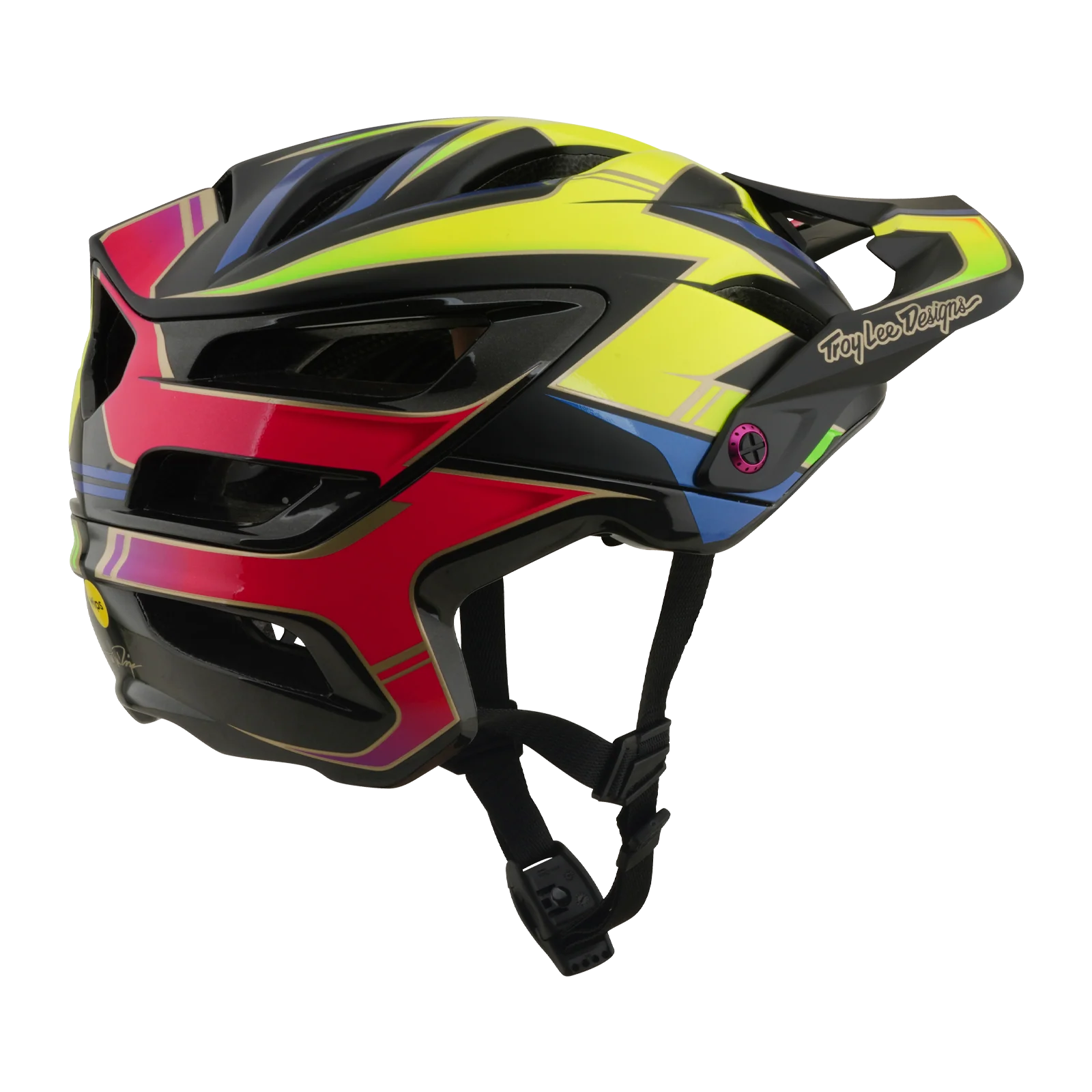 Casque VTT TROY LEE DESIGNS A3 MIPS ELECTRA Noir - Image 8
