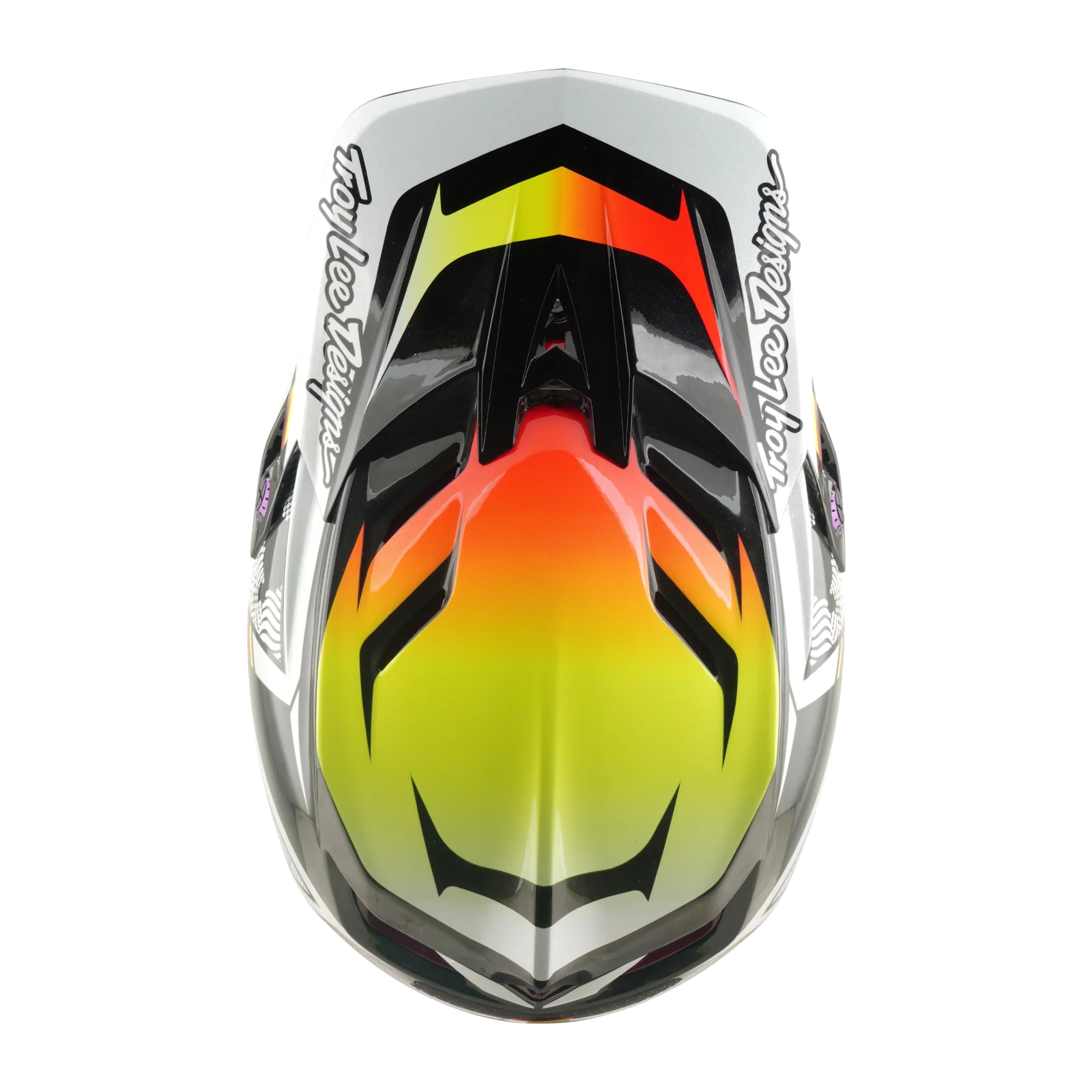 Casque VTT TROY LEE DESIGNS D4 CARBON MIPS Lined Up Noir/Jaune - Image 8