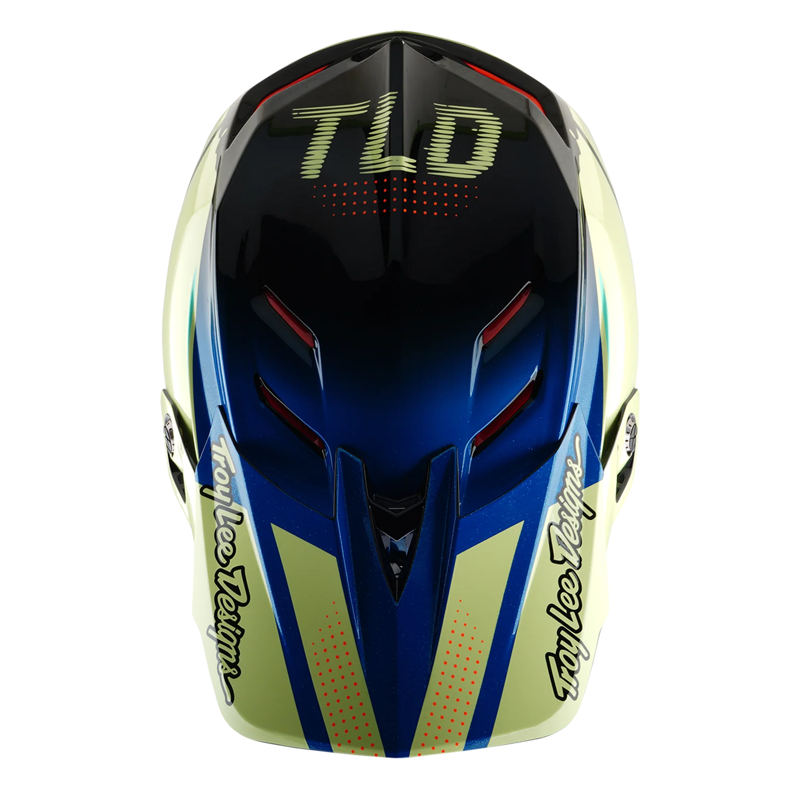 Casque VTT TROY LEE DESIGNS D4 COMPOSITE MIPS Drip Jaune - Image 8