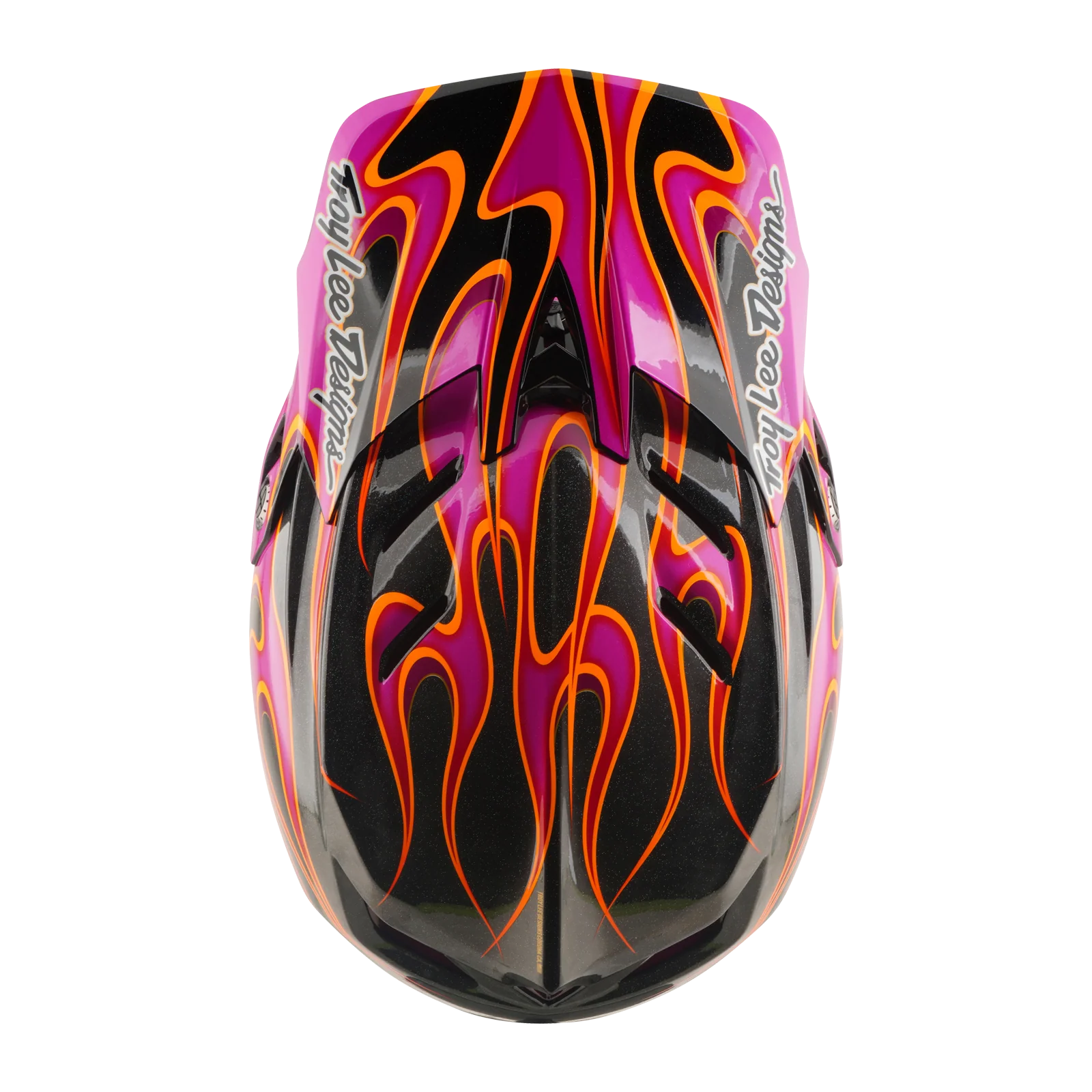 Casque VTT TROY LEE DESIGNS D4 CARBON MIPS Torched Carbon/Magenta - Image 9