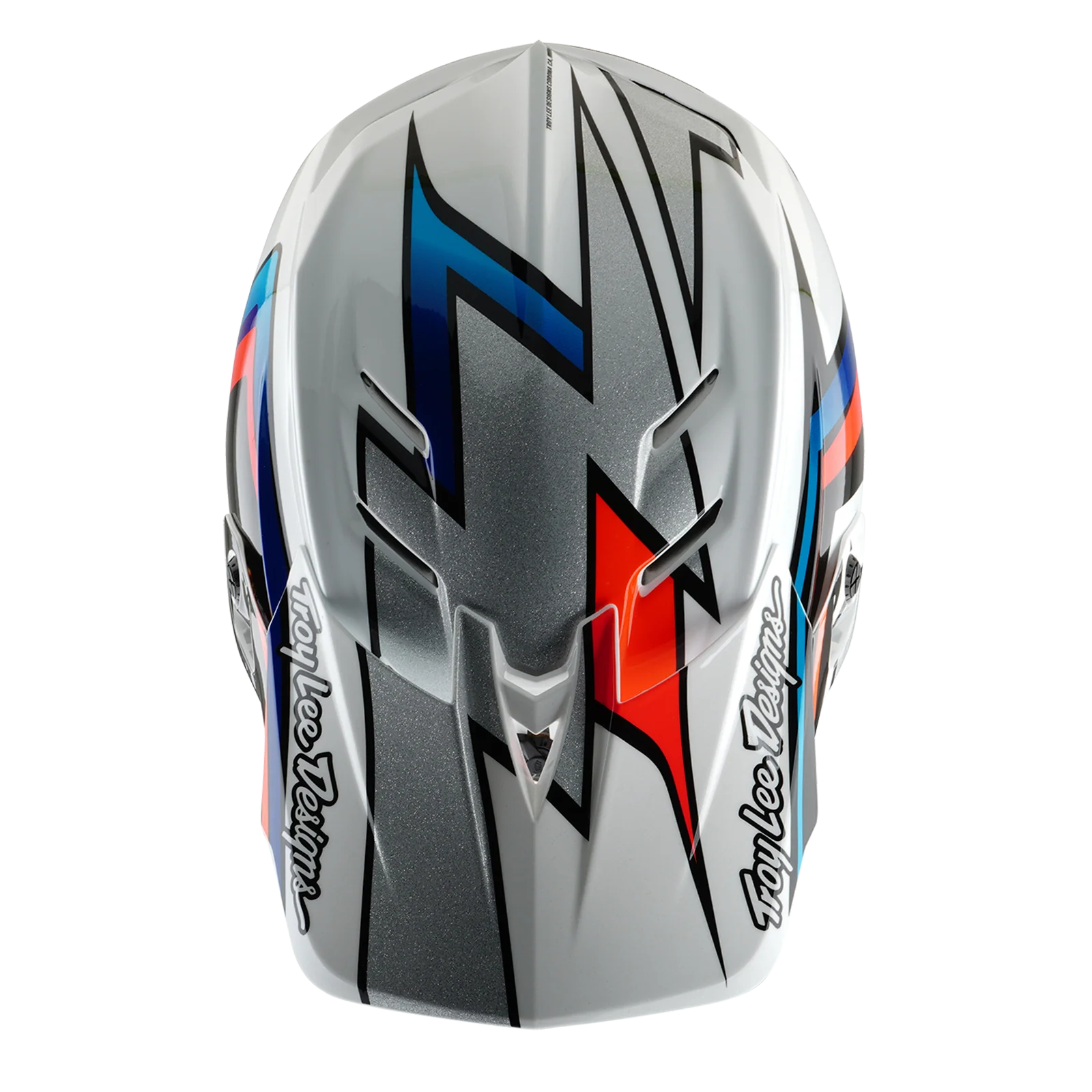 Casque VTT TROY LEE DESIGNS D4 COMPOSITE MIPS FRAMES Blanc/Gris - Image 7
