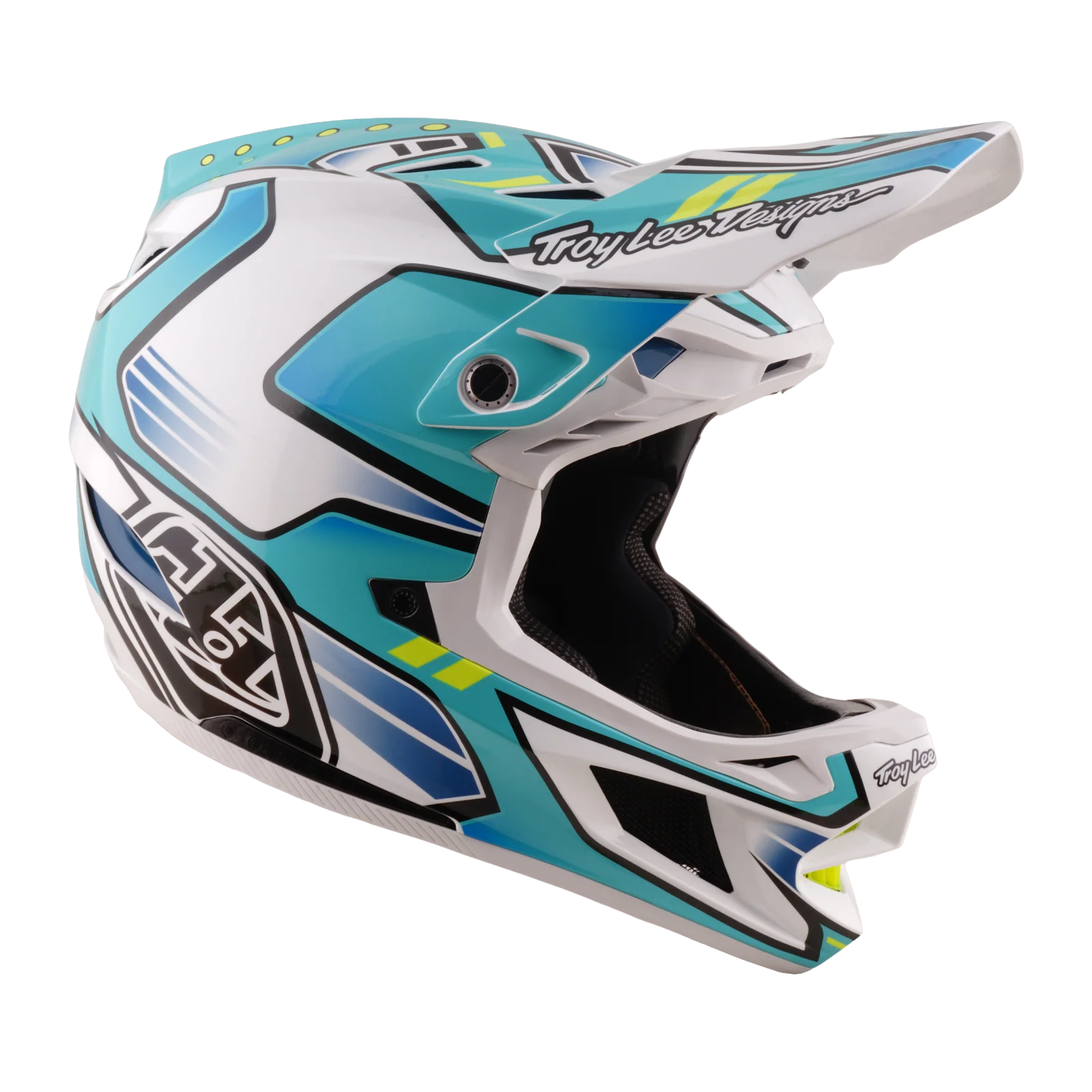 Casque VTT TROY LEE DESIGNS D4 COMPOSITE MIPS CREST REAL Vert - Image 2