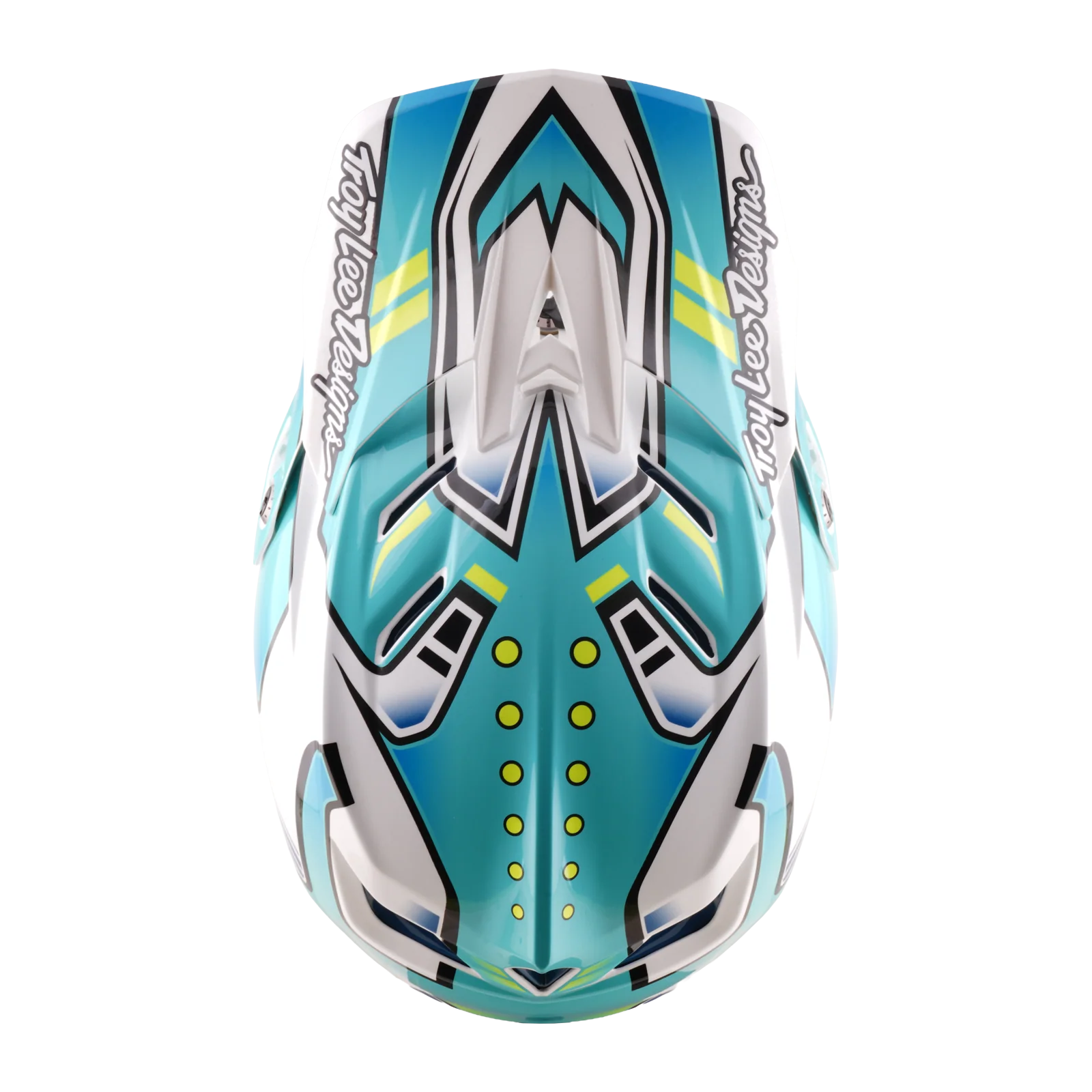 Casque VTT TROY LEE DESIGNS D4 COMPOSITE MIPS CREST REAL Vert - Image 8