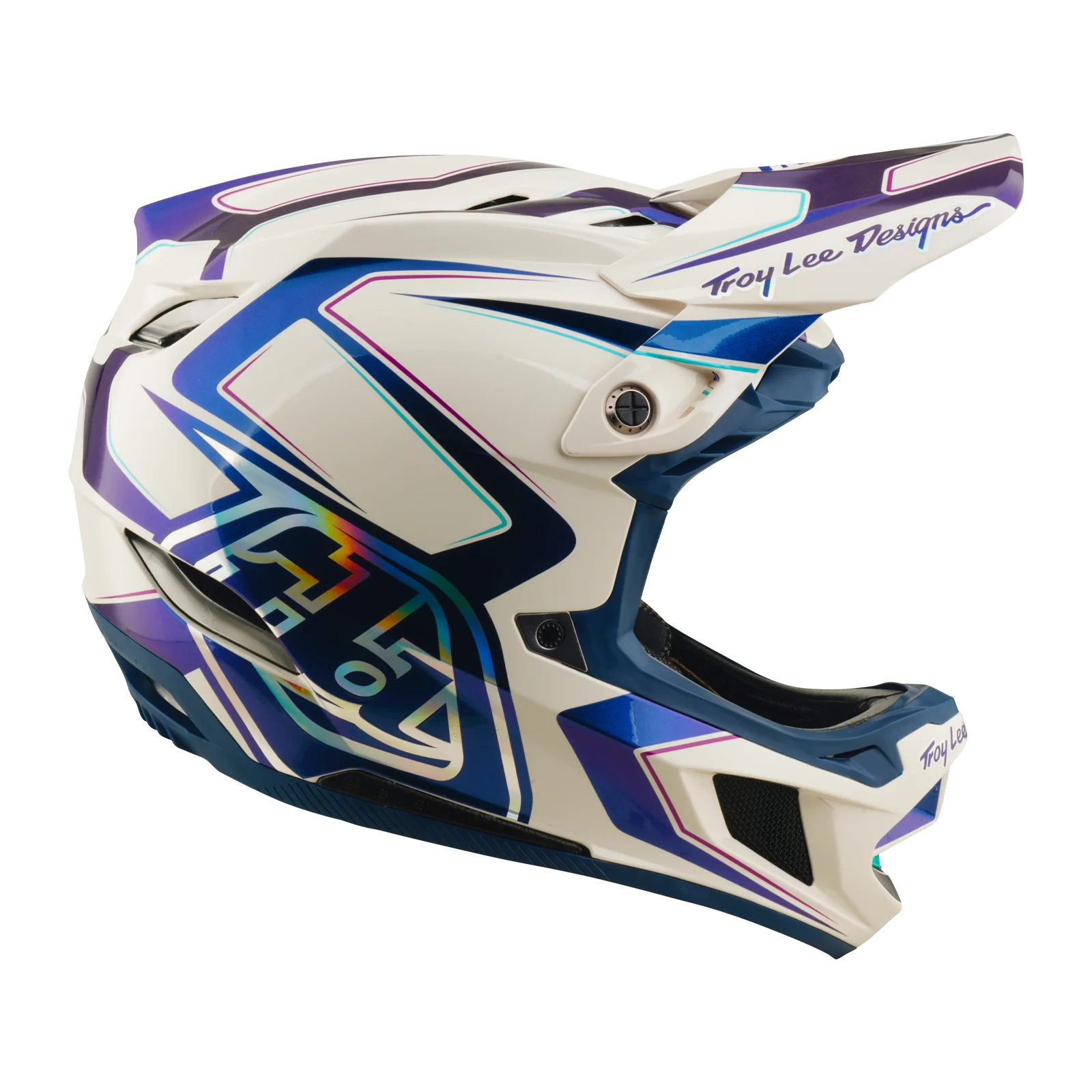 Casque VTT TROY LEE DESIGNS D4 COMPOSITE MIPS FLARED Blanc - Image 6