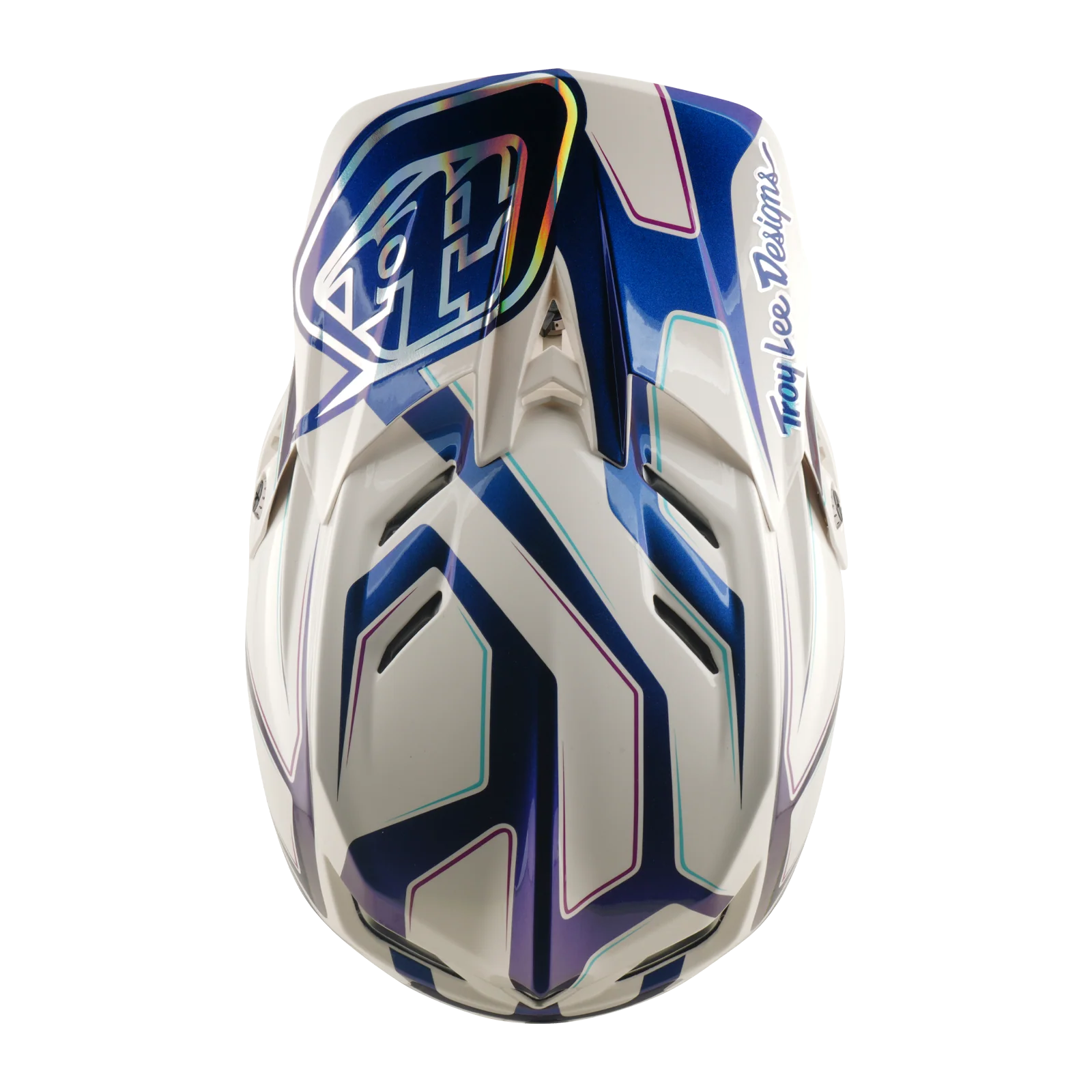 Casque VTT TROY LEE DESIGNS D4 COMPOSITE MIPS FLARED Blanc - Image 8