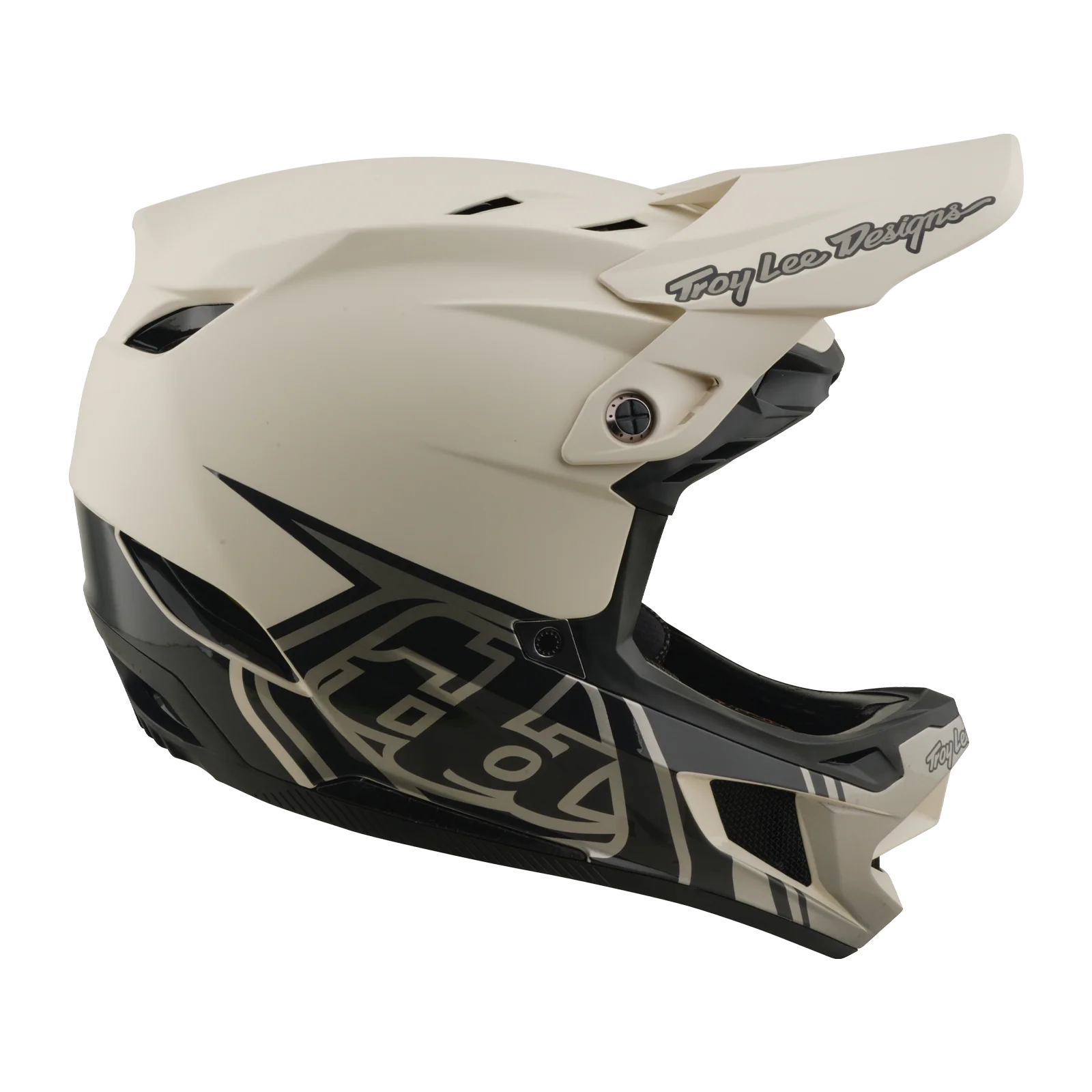 Casque VTT TROY LEE DESIGNS D4 COMPOSITE MIPS STEALTH PUMICE Blanc - Image 5