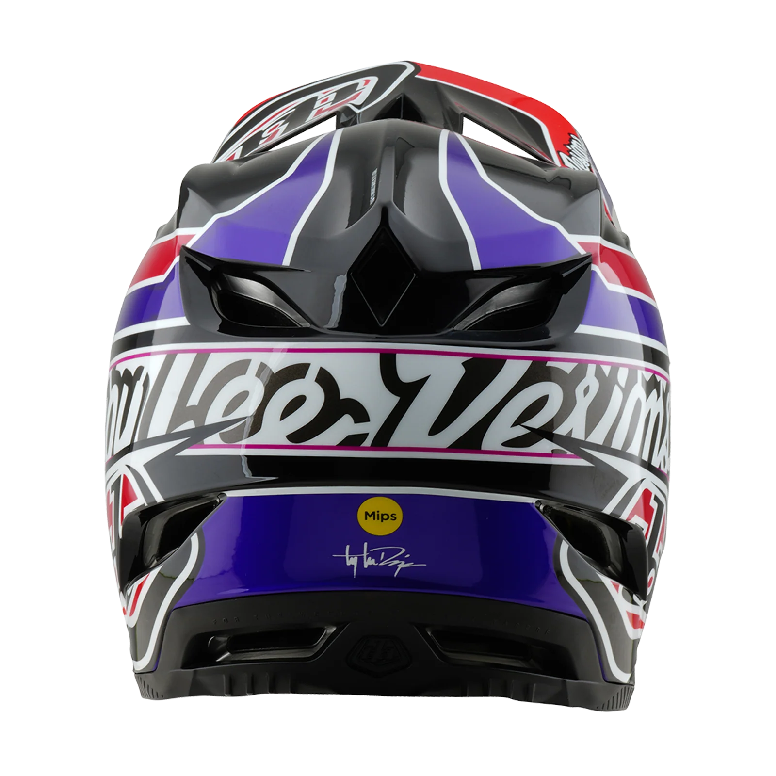 Casque VTT TROY LEE DESIGNS D4 POLYACRYLITE MIPS LINEAR Noir - Image 3