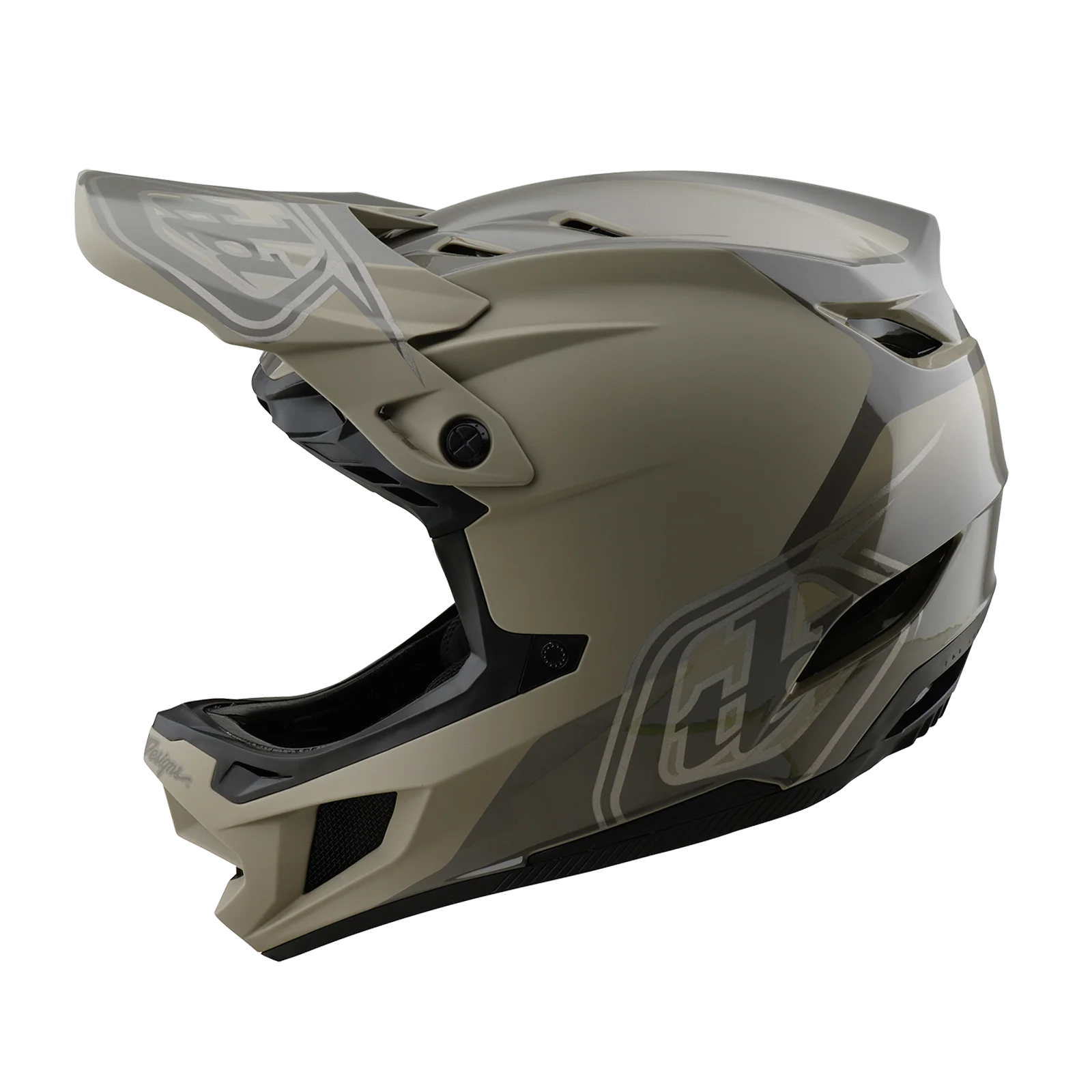 Casque VTT TROY LEE DESIGNS D4 POLYACRYLITE MIPS SHADOW Kaki - Image 2