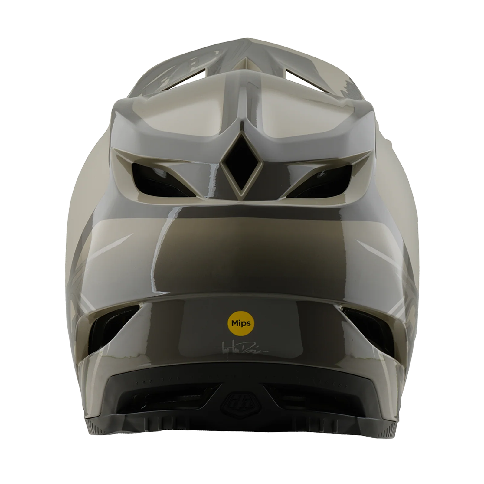 Casque VTT TROY LEE DESIGNS D4 POLYACRYLITE MIPS SHADOW Kaki - Image 7