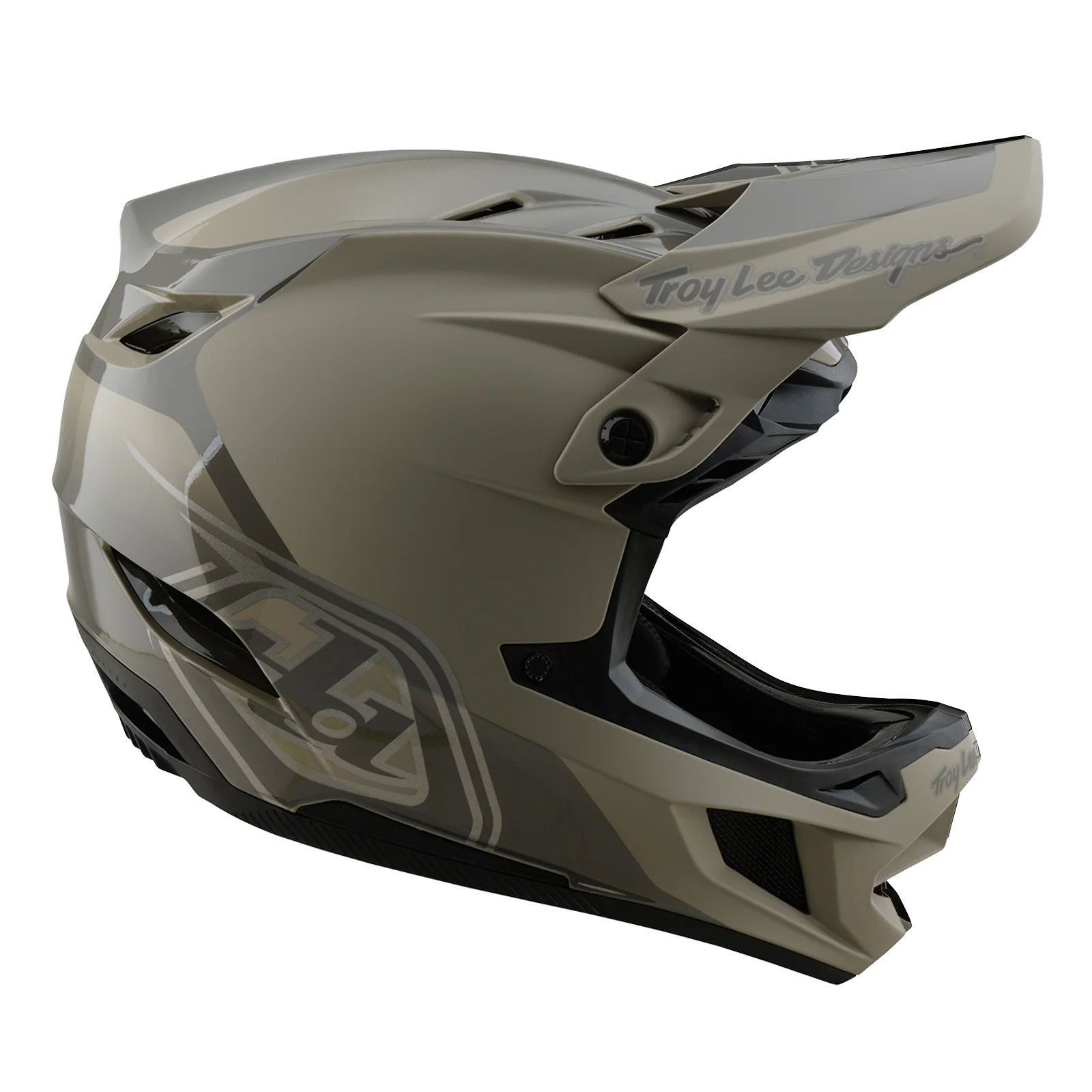 Casque VTT TROY LEE DESIGNS D4 POLYACRYLITE MIPS SHADOW Kaki - Image 8
