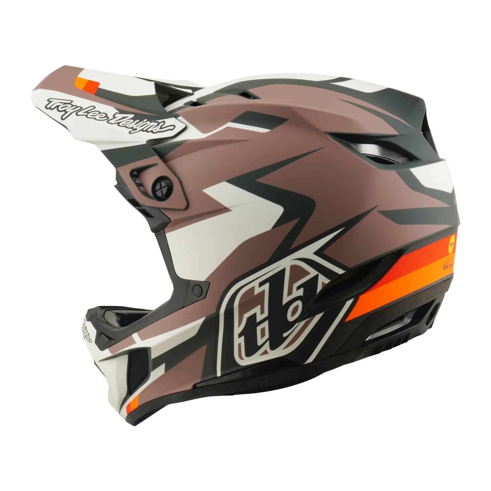 Casque VTT TROY LEE DESIGNS D4 POLYACRYLITE MIPS ROAMER Clay - Image 3
