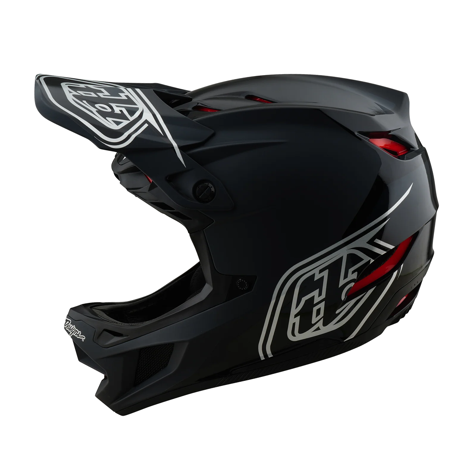 Casque VTT TROY LEE DESIGNS D4 POLYACRYLITE MIPS SHADOW Noir
