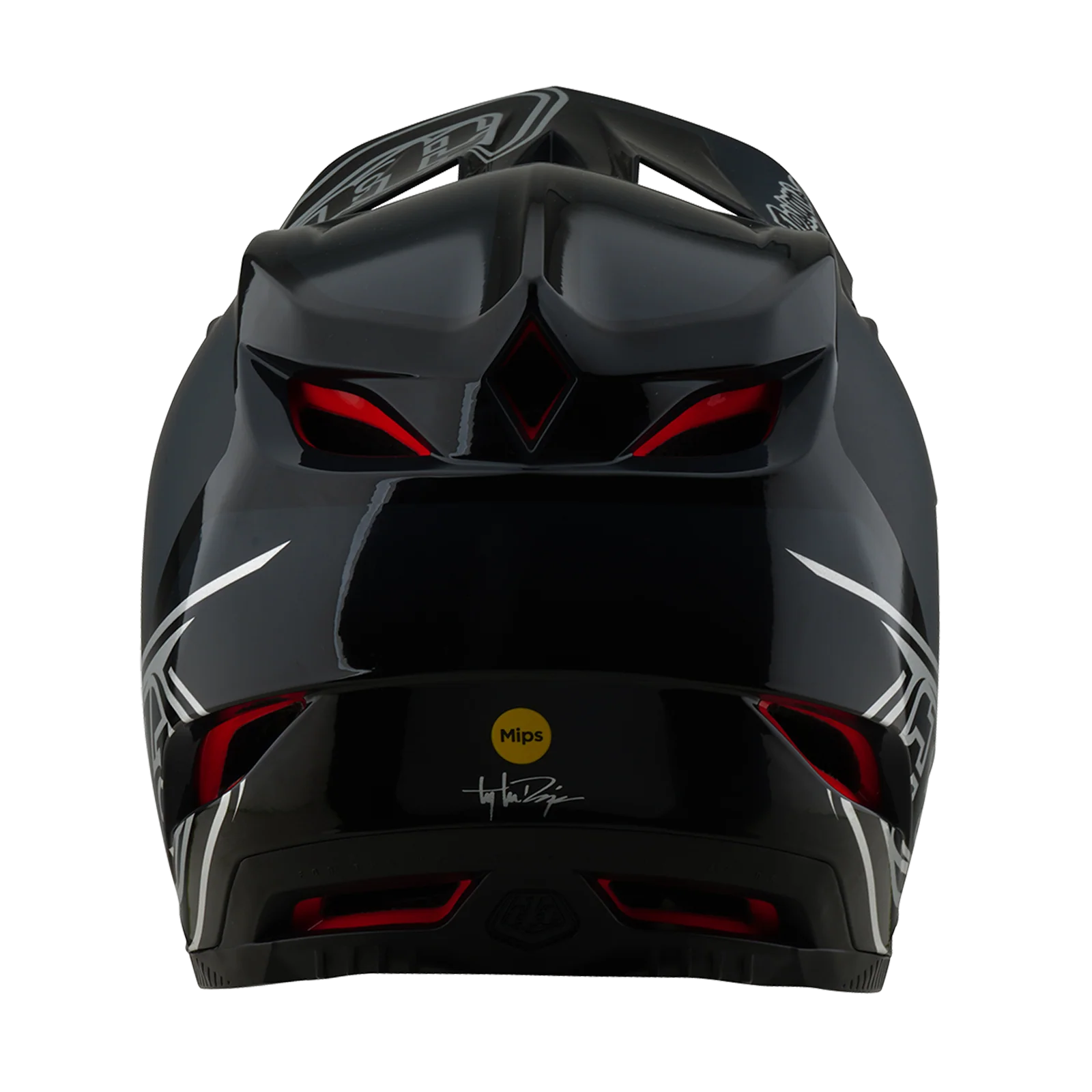 Casque VTT TROY LEE DESIGNS D4 POLYACRYLITE MIPS SHADOW Noir - Image 8