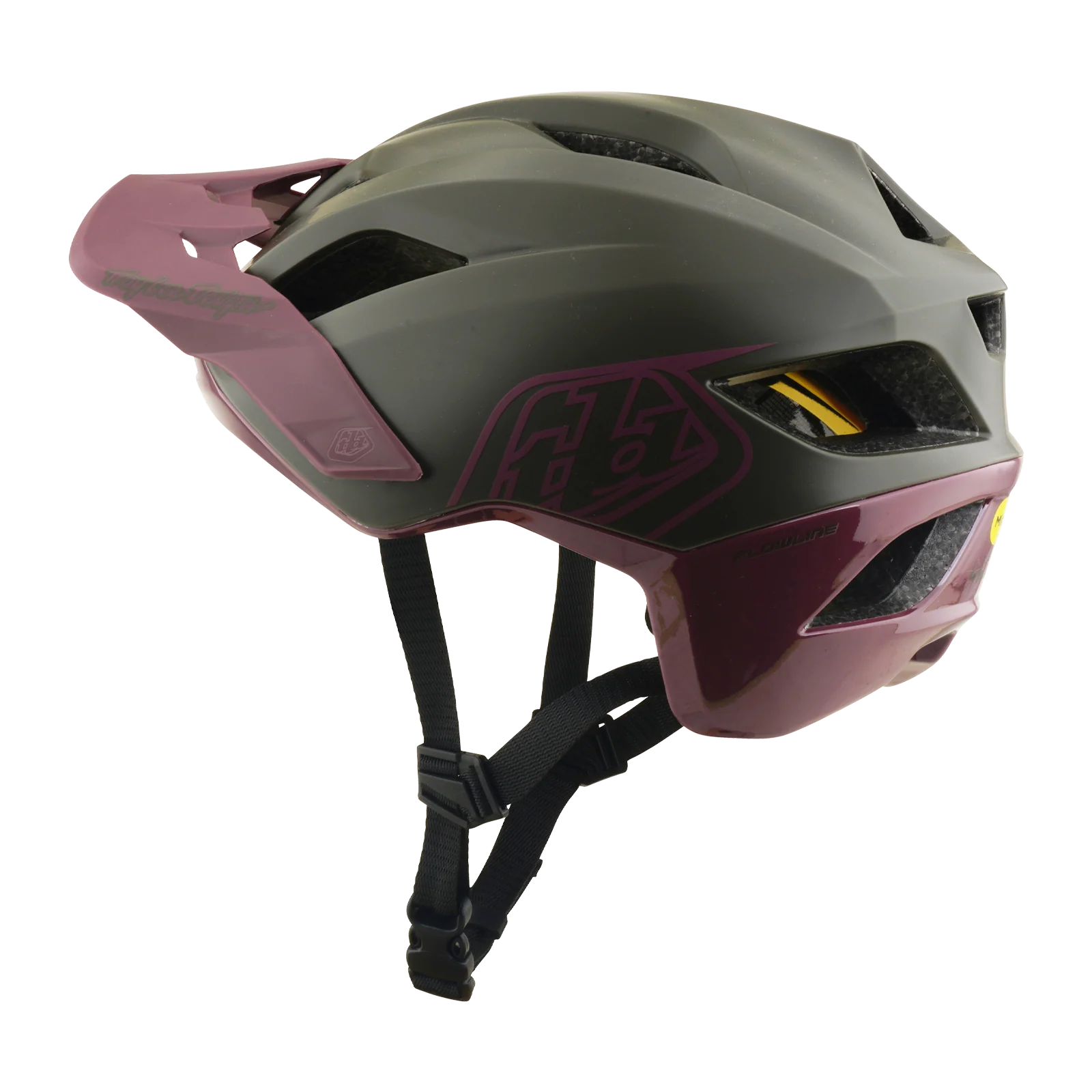 Casque VTT TROY LEE DESIGNS FLOWLINE POINT MIPS Gris/Prune - Image 3