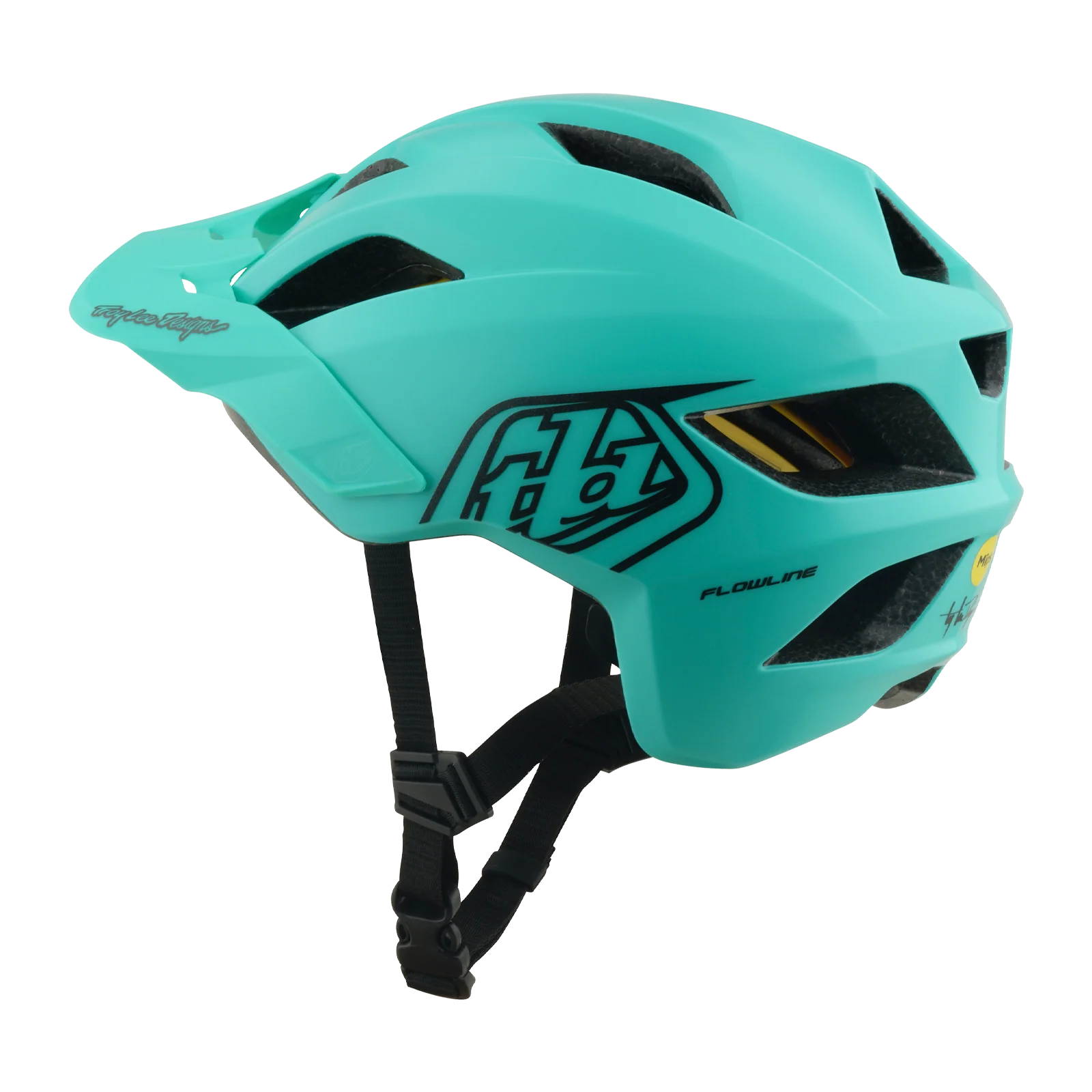 Casque VTT TROY LEE DESIGNS FLOWLINE POINT MIPS Junior Charcoal/Vert - Image 3
