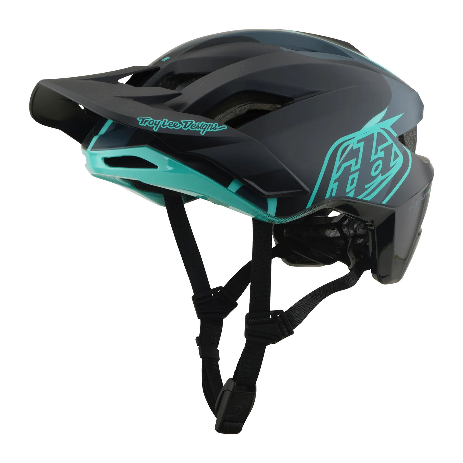 Casque VTT TROY LEE DESIGNS FLOWLINE SE MIPS BADGE Carbon/Bleu - Image 5