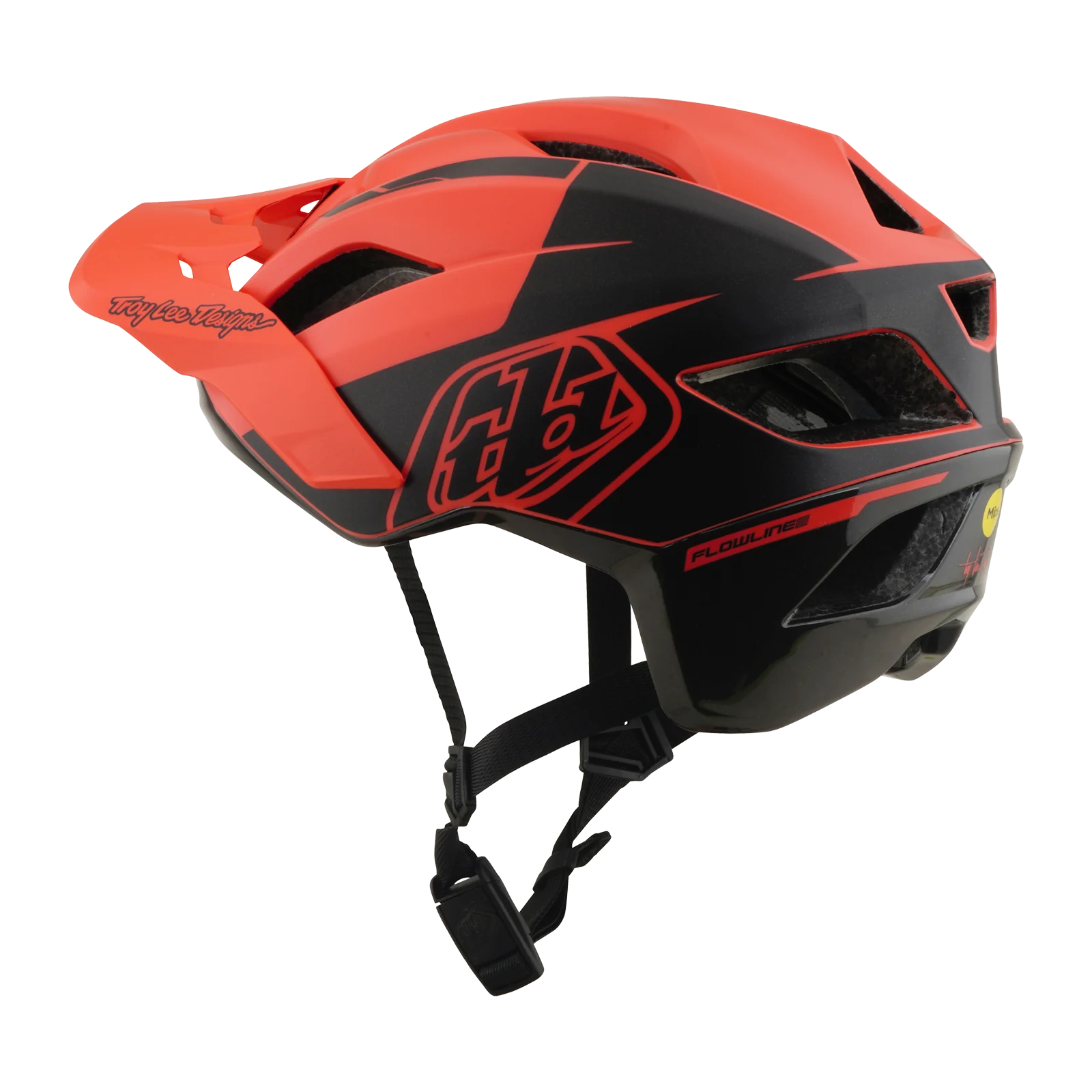 Casque VTT TROY LEE DESIGNS FLOWLINE SE MIPS HYDRO Corail/Charcoal - Image 3