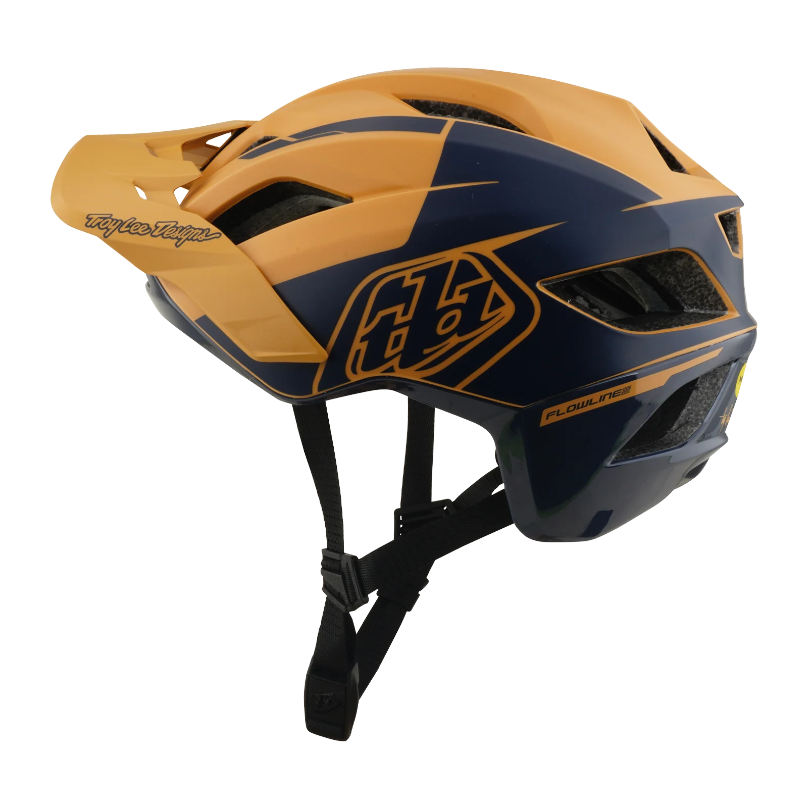Casque VTT TROY LEE DESIGNS FLOWLINE SE MIPS HYDRO Moutarde/Noir - Image 3