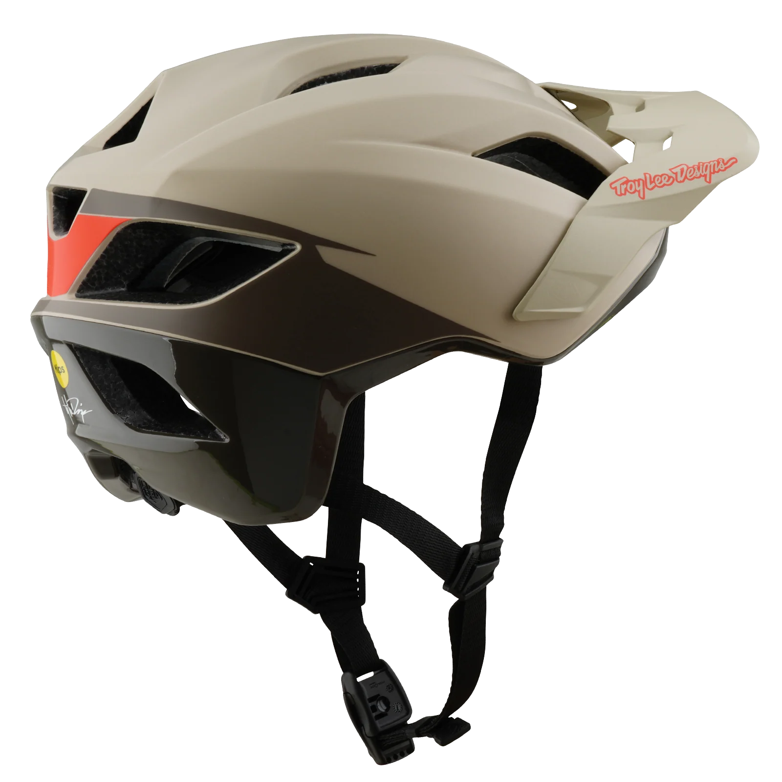 Casque VTT TROY LEE DESIGNS FLOWLINE SE MIPS Beige/ Noir - Image 2
