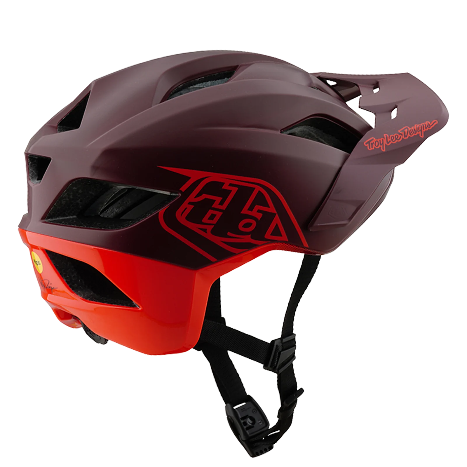 Casque VTT TROY LEE DESIGNS FLOWLINE SE MIPS Bordeaux/Rouge - Image 2