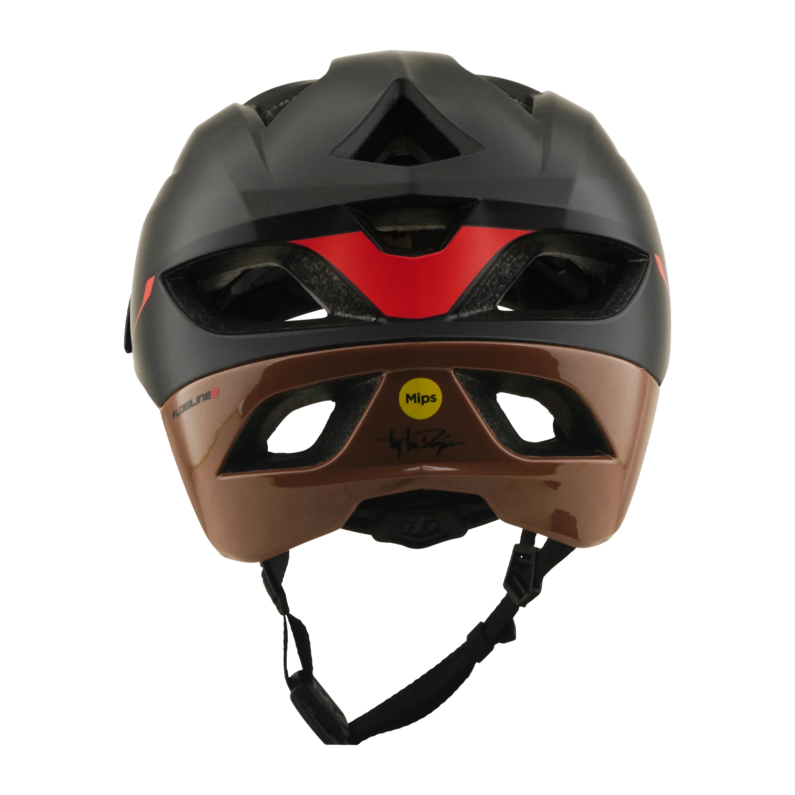 Casque VTT TROY LEE DESIGNS FLOWLINE SE MIPS STACKS Noir/Marron - Image 3