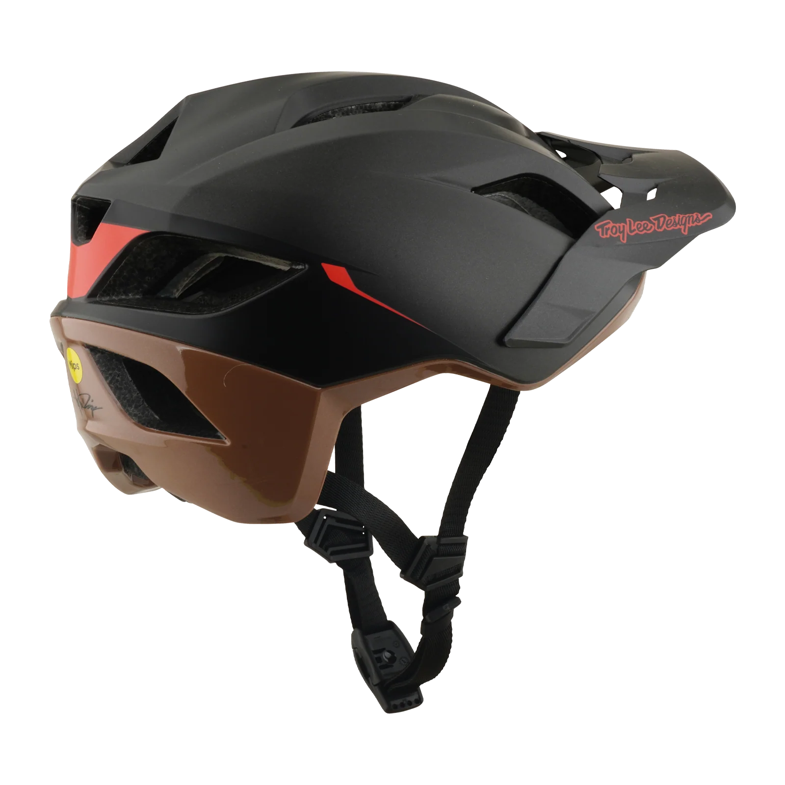 Casque VTT TROY LEE DESIGNS FLOWLINE SE MIPS STACKS Noir/Marron - Image 8