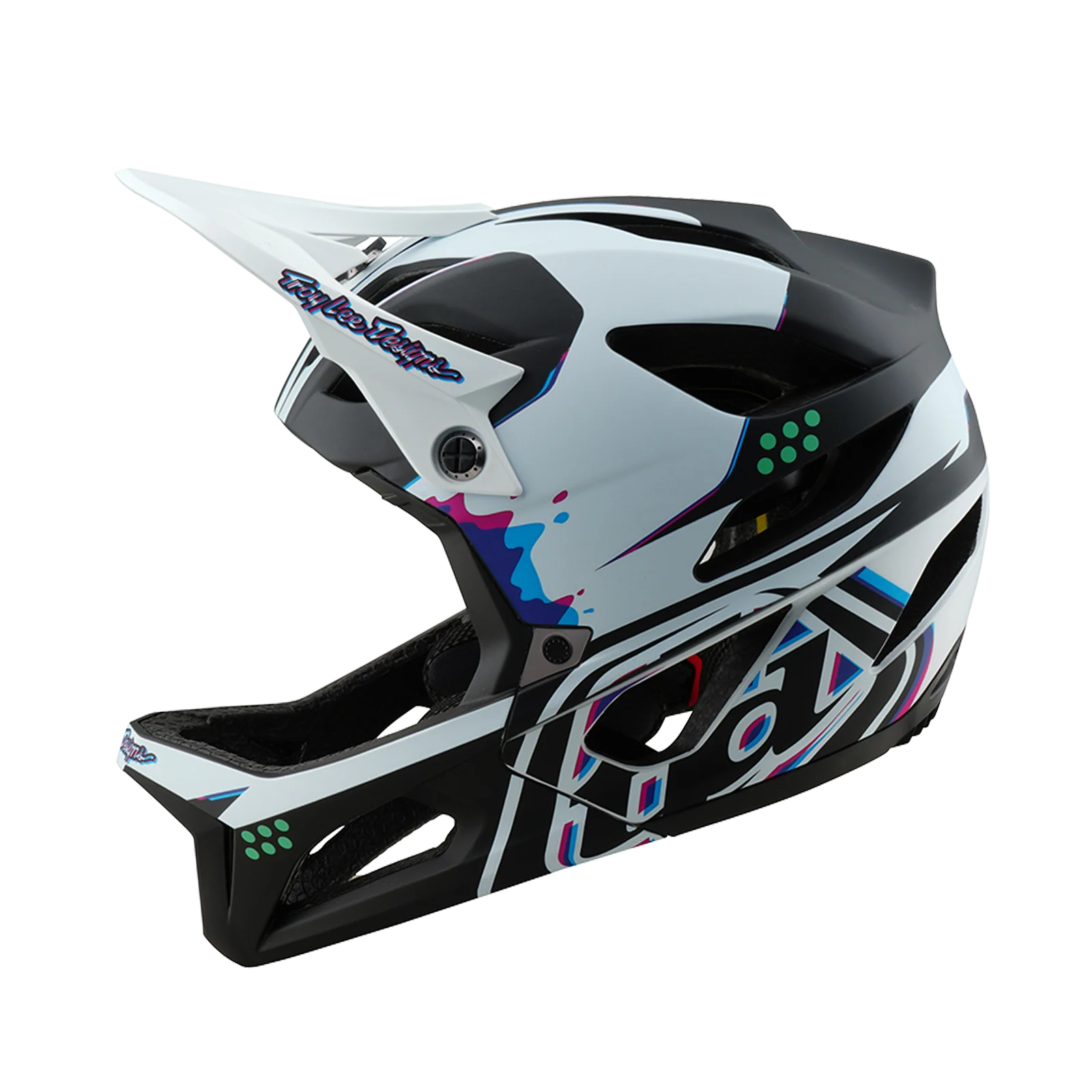 Casque VTT TROY LEE DESIGNS STAGE MIPS Noir/Blanc