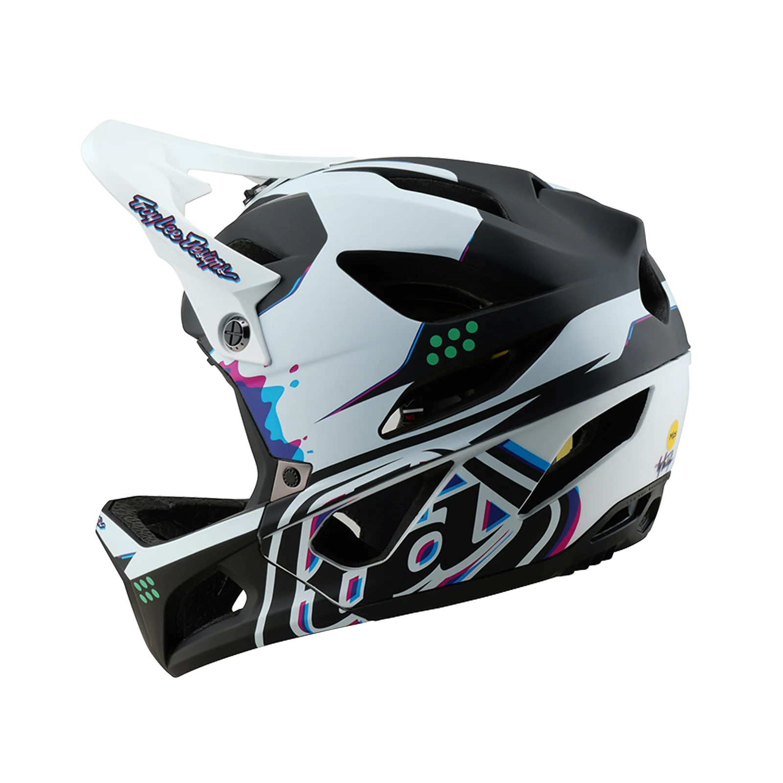 Casque VTT TROY LEE DESIGNS STAGE MIPS Noir/Blanc - Image 2