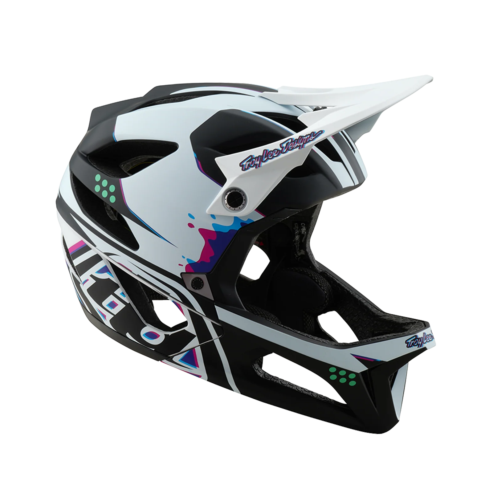 Casque VTT TROY LEE DESIGNS STAGE MIPS Noir/Blanc - Image 6