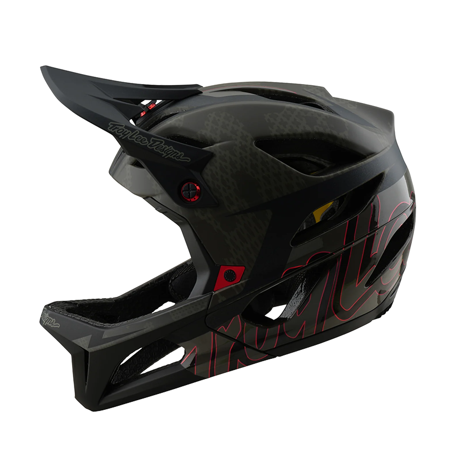Casque VTT TROY LEE DESIGNS STAGE NEAUWAVE MIPS Camouflage Kaki 2025 - Image 6
